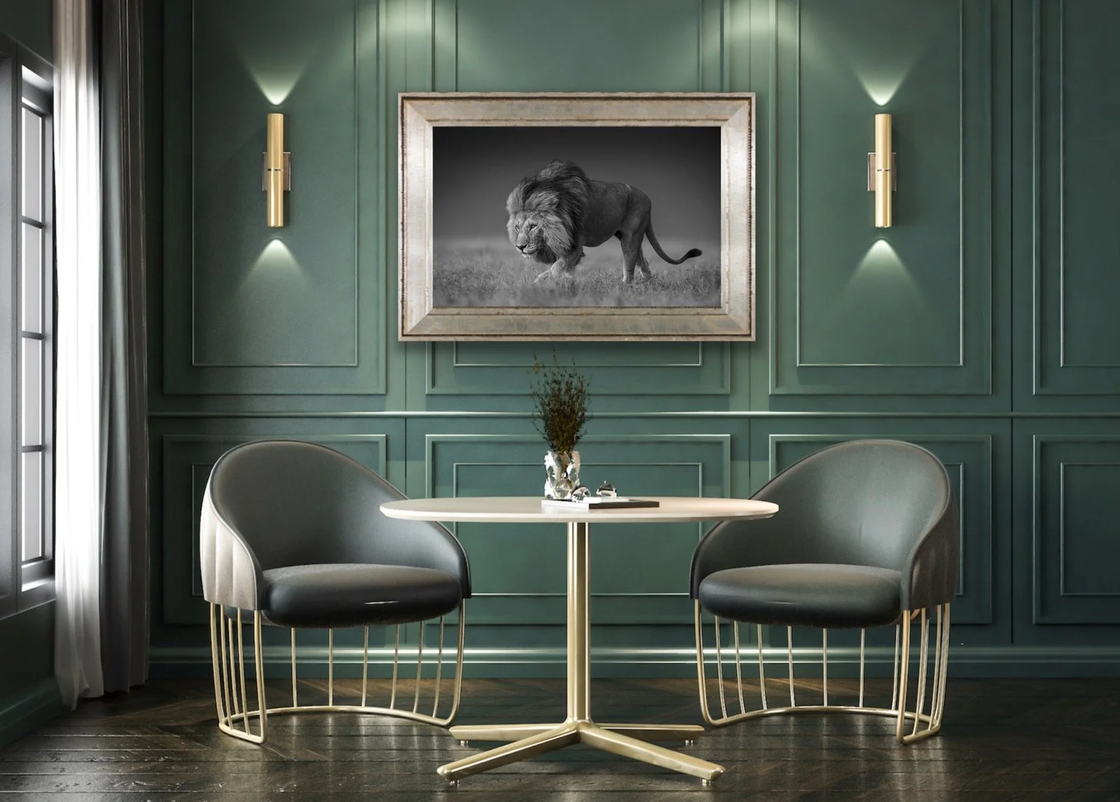 Room mock up with Guardians of the Eternal Plains print