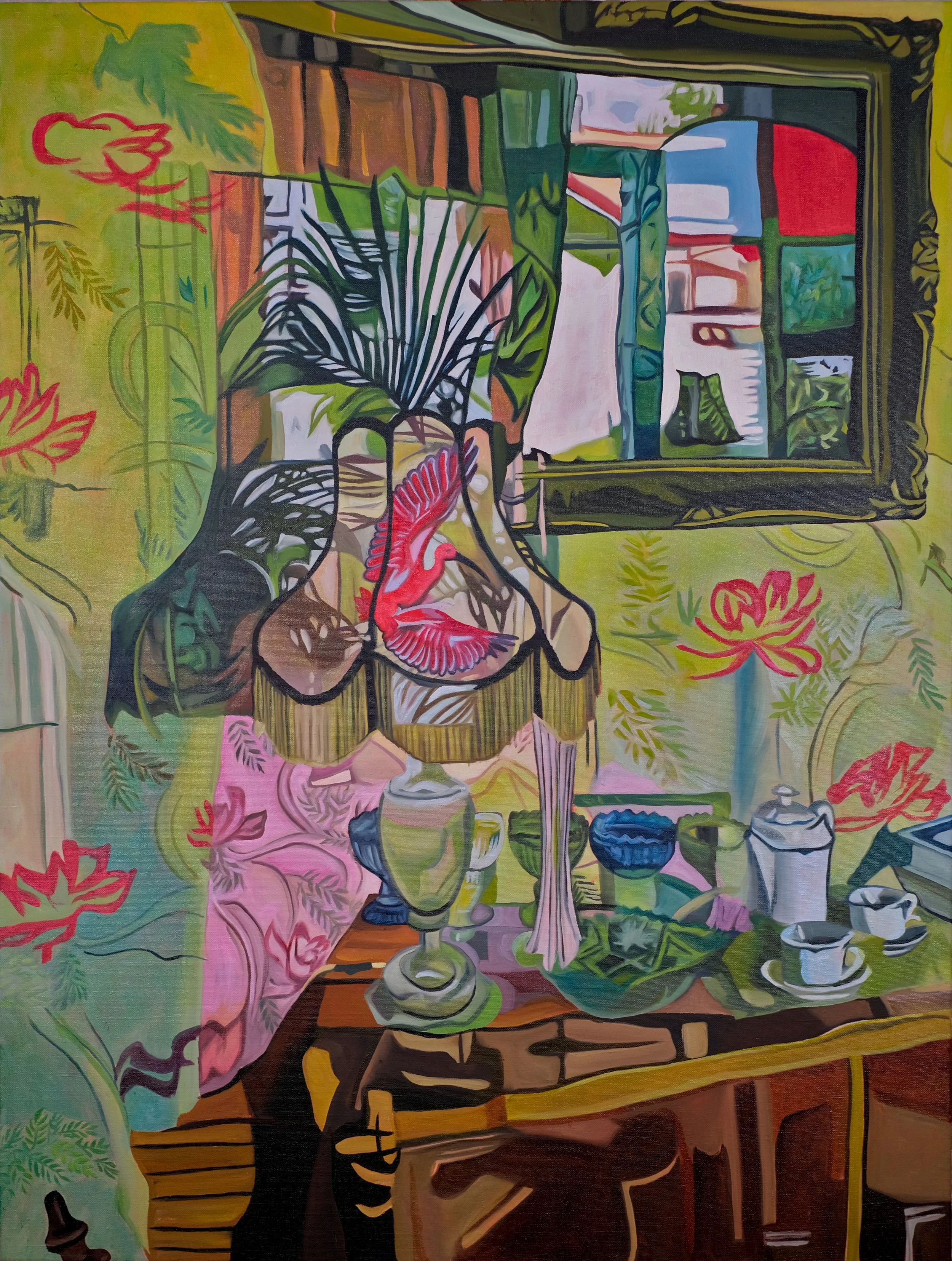 Figure of Heaven, 120x90cm, oil on linen, 2026
