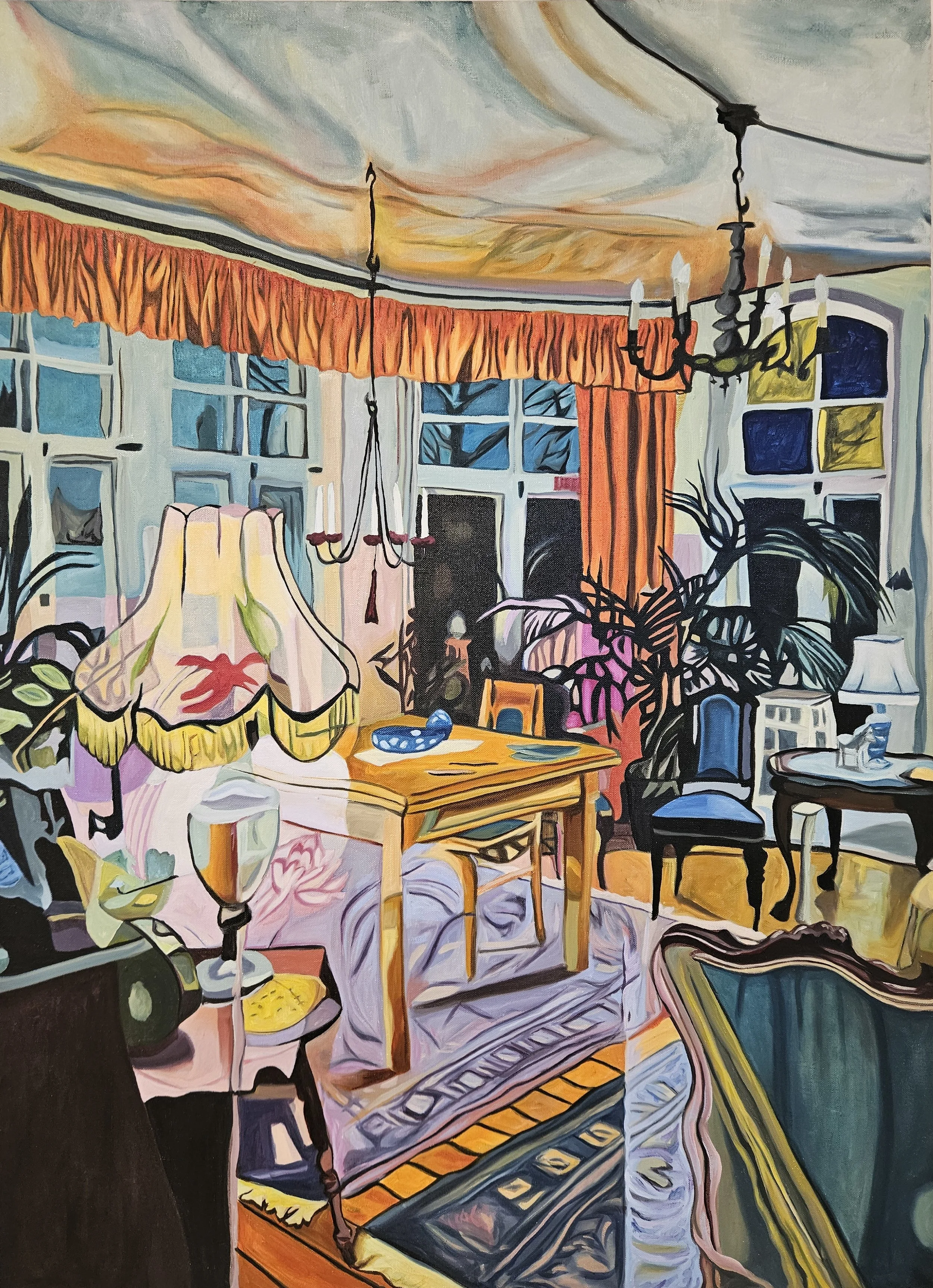 The Silence, 118x98cm, oil on linen, 2026