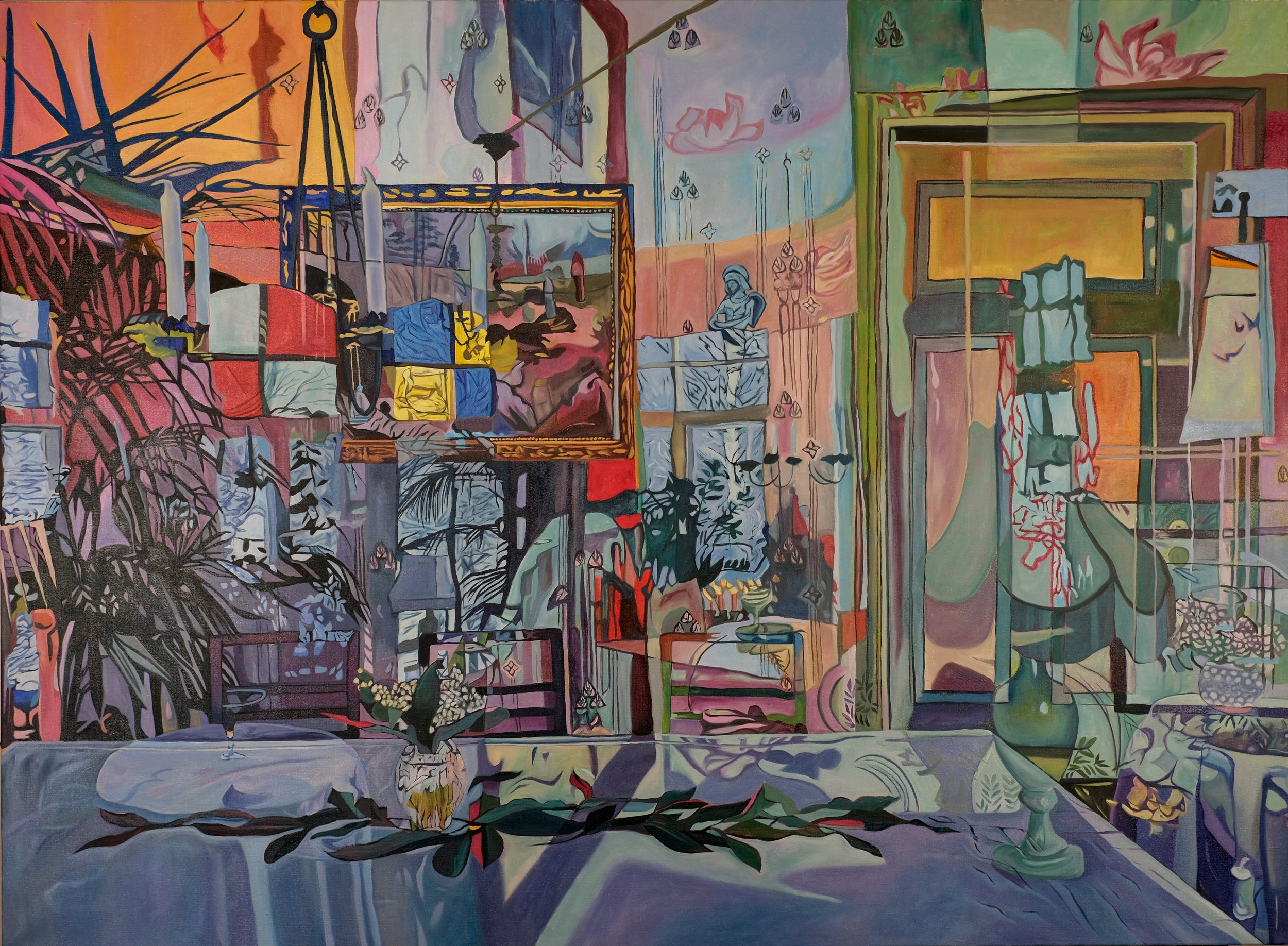The House of Mystery, 138x189cm, oil on linen, 2025