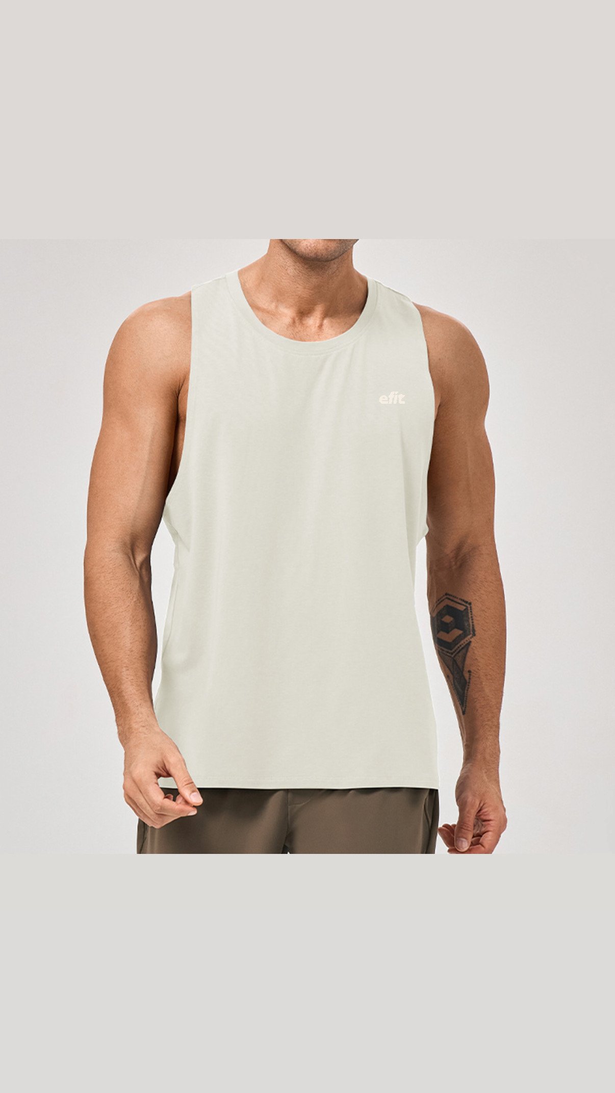 Core Flex Male Tank Gray