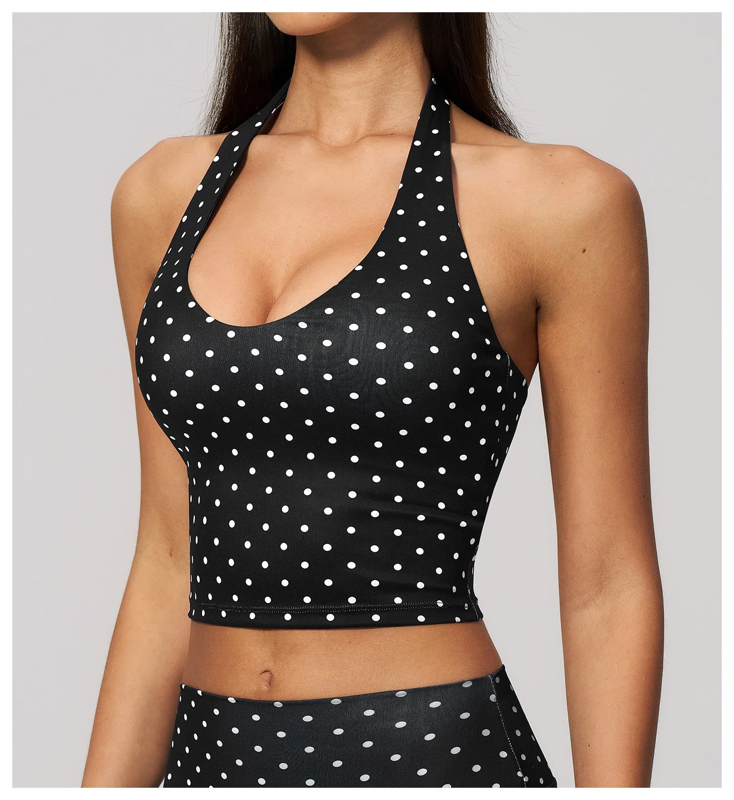 Black Polka Dots Top