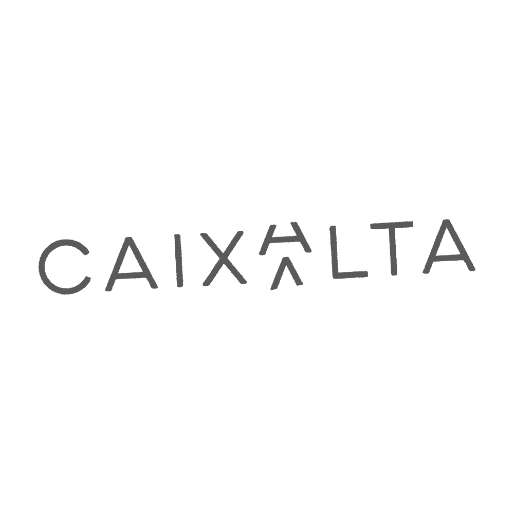 Invitation with the words "CAXALTA" and a silhouette of a crocodile or alligator