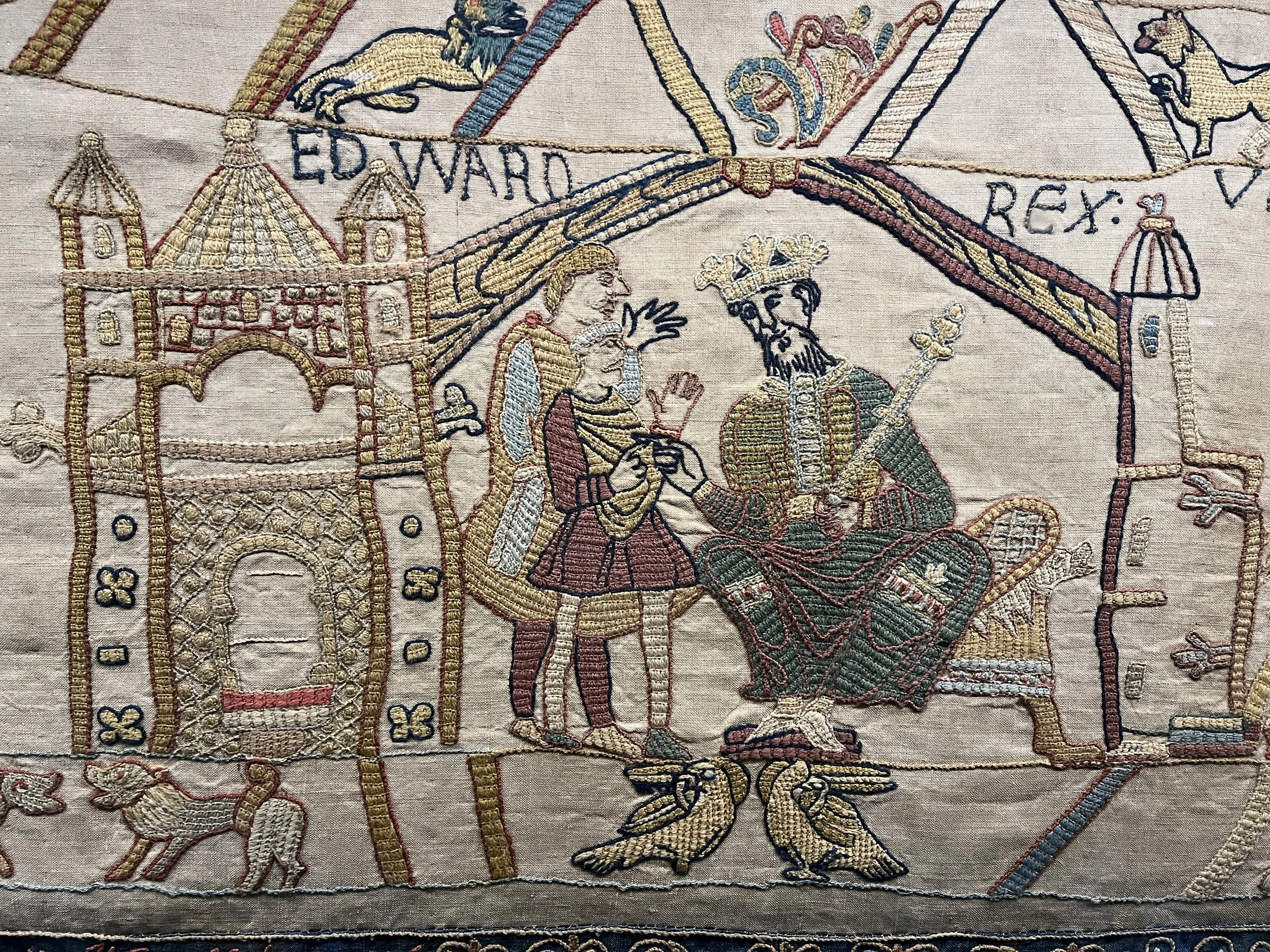 1064 Edward the Confessor and Harold in the Royal Palace of Westminster