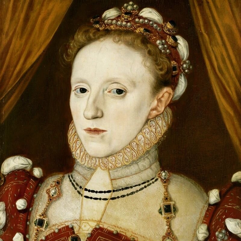 Troubled and dangerous times:

A rarely-seen portrait of Elizabeth I by George Gower painted in 1567 was one of the stars of the marvellous Elizabeth and Mary (Queen of Scots) exhibition at the British Library.&nbsp;&nbsp;Comparing the two, &lsquo;El