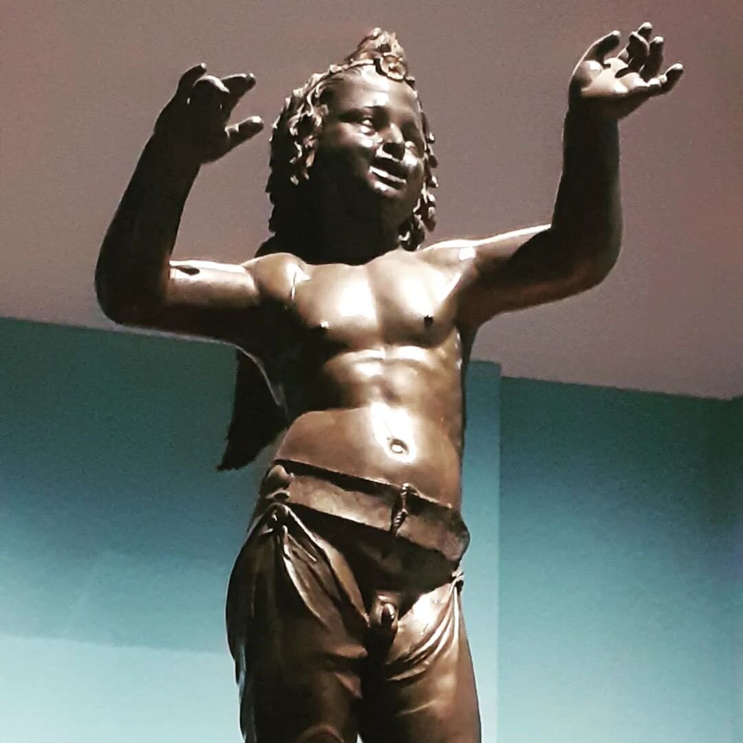 When is a putto a spiritello? When it has wings and is not a cherub perhaps, nor an amoretto. A winged sprite seems closest.&nbsp;&nbsp;They obviously delighted Donatello and appear everywhere in his work, and there is a joyous and mischievous group 