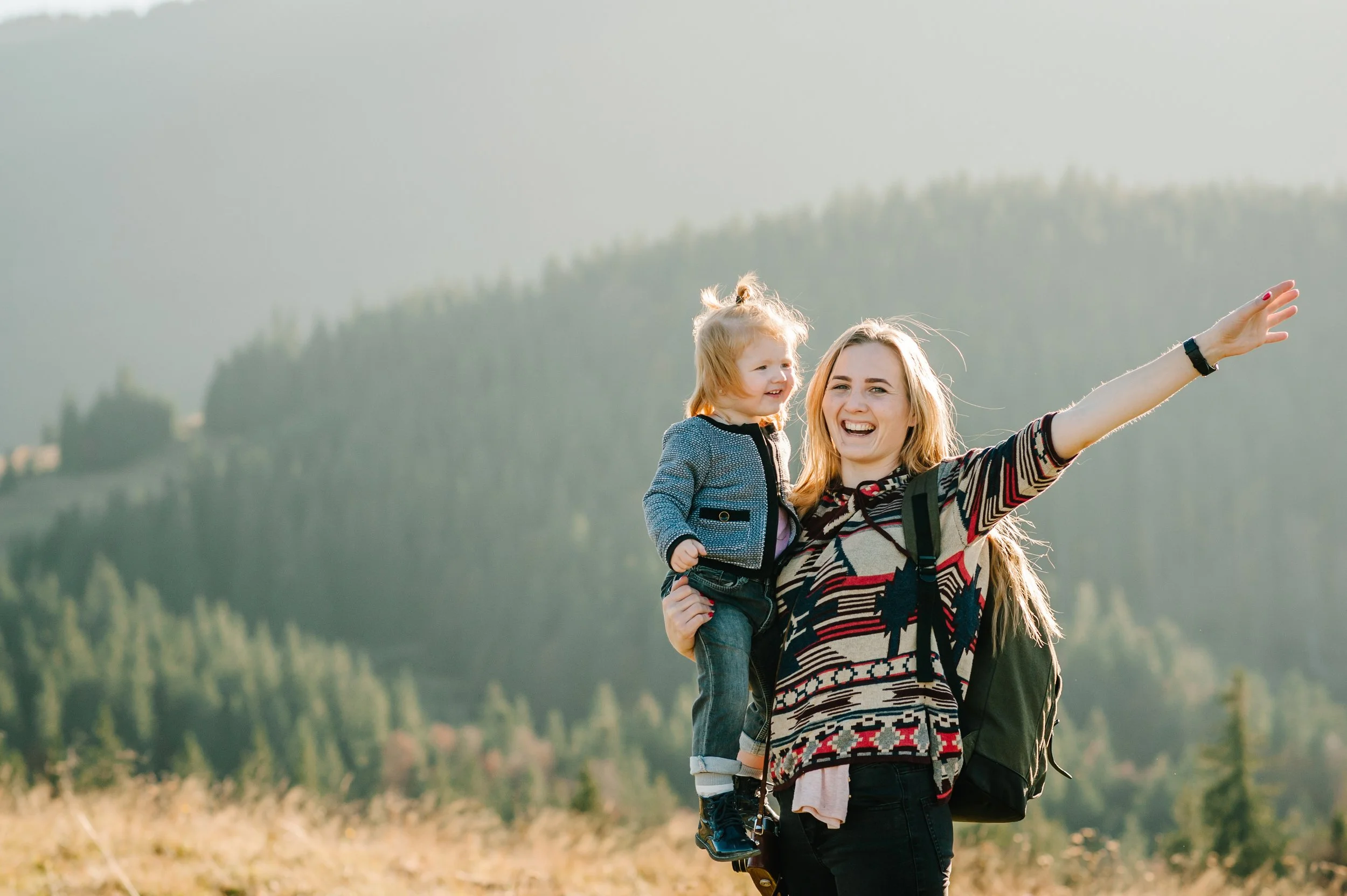A single mom enjoying life with confidence.