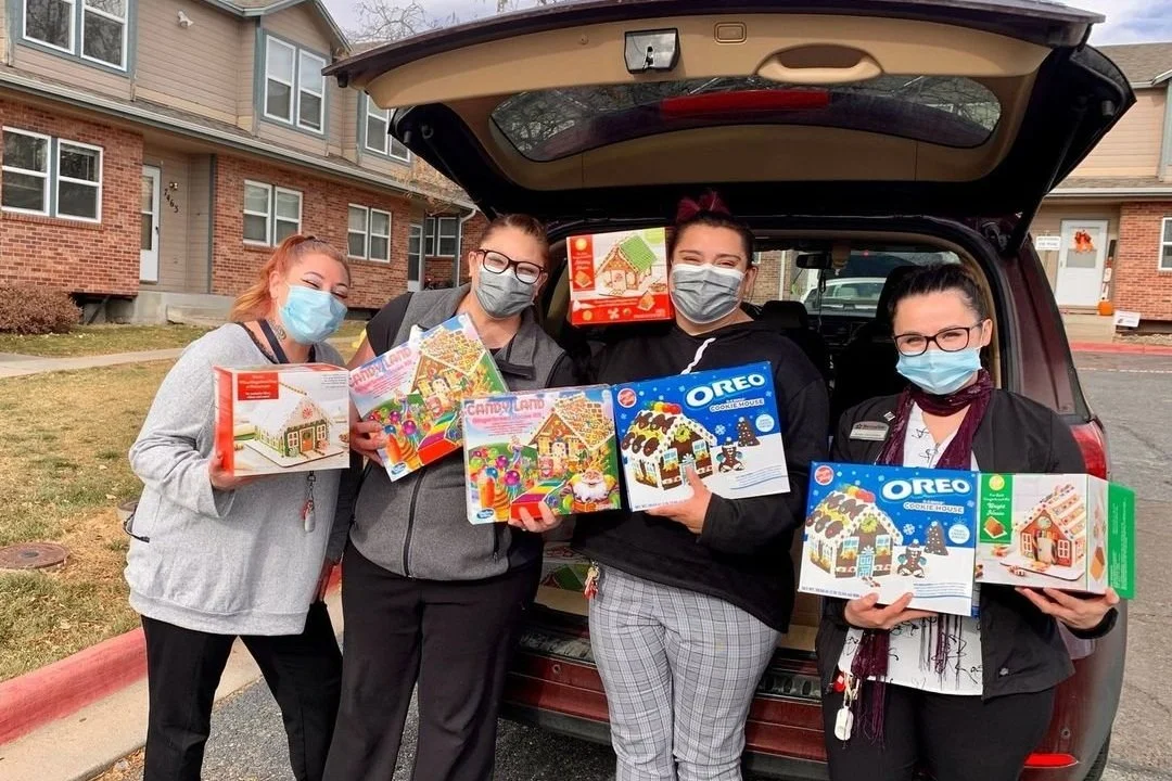 BeyondHome foodbank volunteers