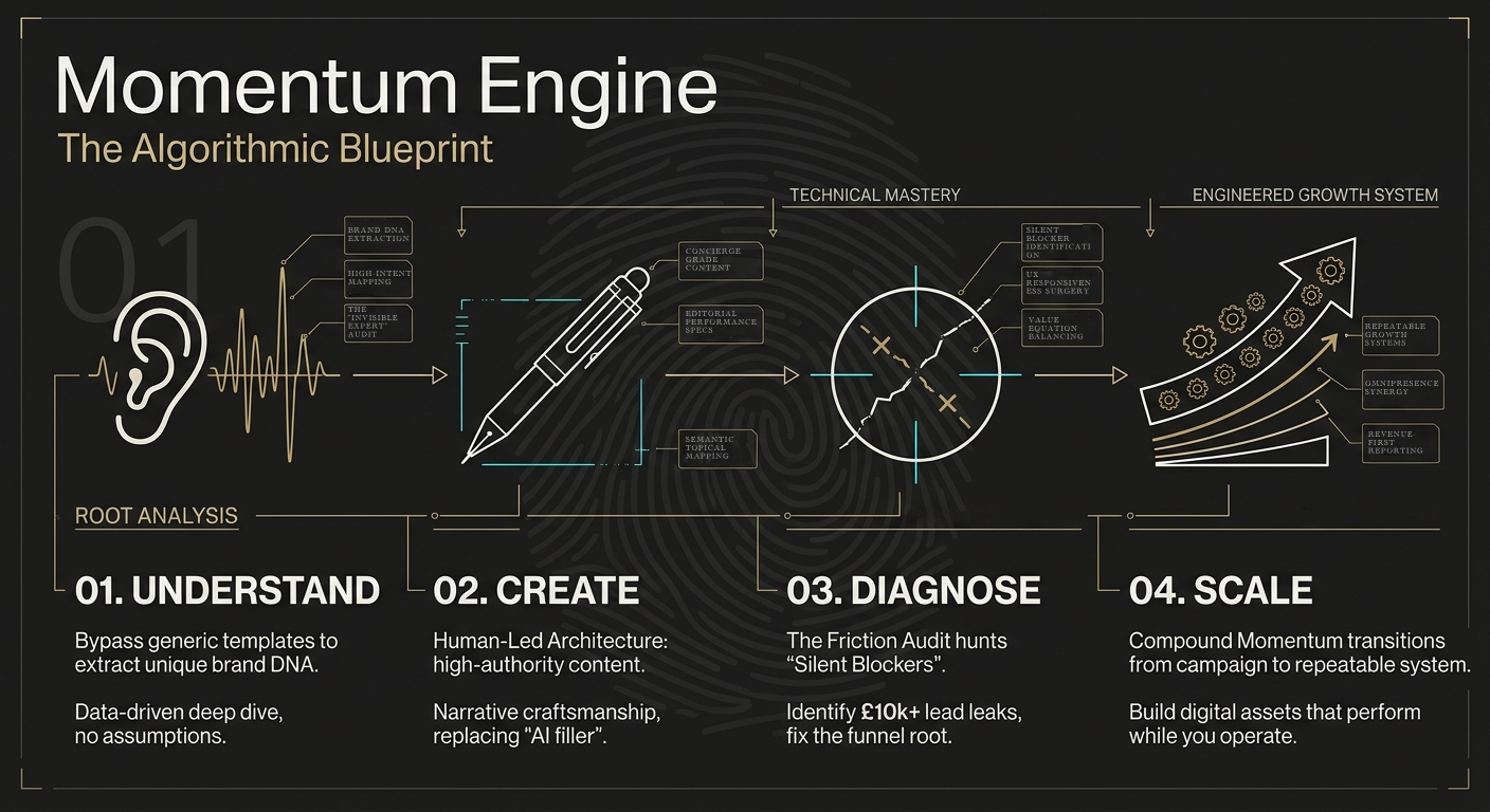 A breakdown of the momentum process for clients