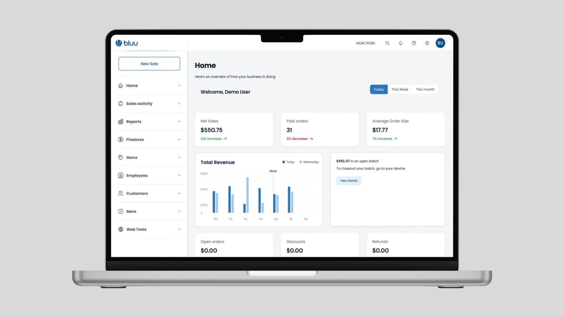 Back Office UI Design
