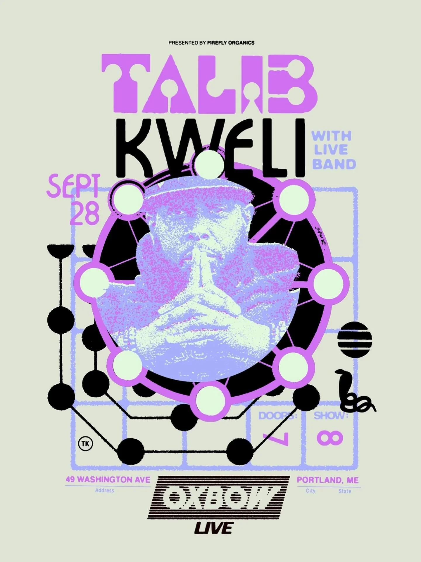 The legend is coming back to Portland!

Tickets are on sale now for Talib Kweli at @oxbowbrewingcompany in Portland Maine. He will be hitting the stage September 28 with a full band!

Don&rsquo;t sleep on grabbing these tickets, they will sell out fa