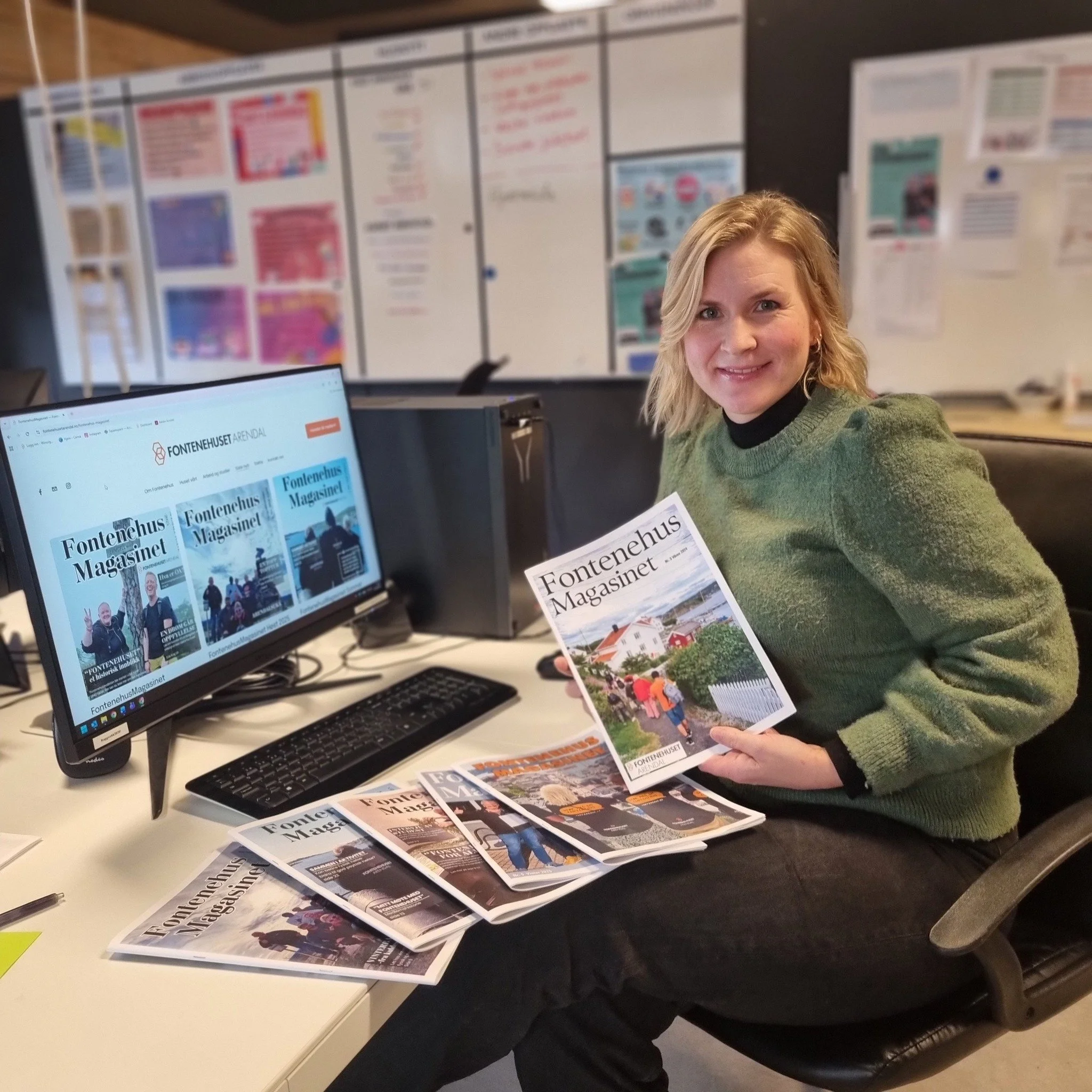 ✨ Vi har fornyet nettsiden v&aring;r! ✨
Den siste tiden har store deler av den arbeidsrettede dagen ved kontor- og mediaenheten g&aring;tt med til &aring; oppdatere hjemmesiden v&aring;r 💻🛠️
Dette er en spennende og inkluderende arbeidsoppgave vi g