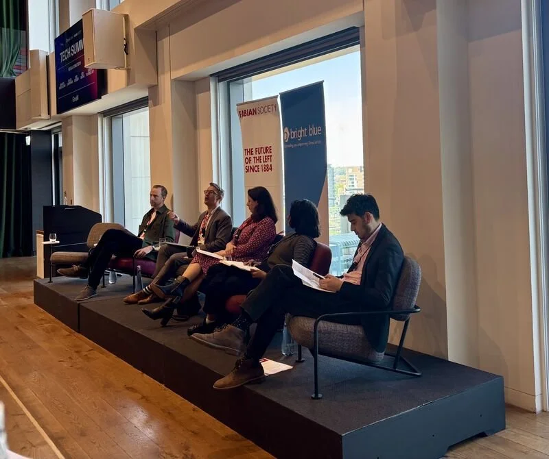 Leo at BrightBlue/Fabians tech policy summit