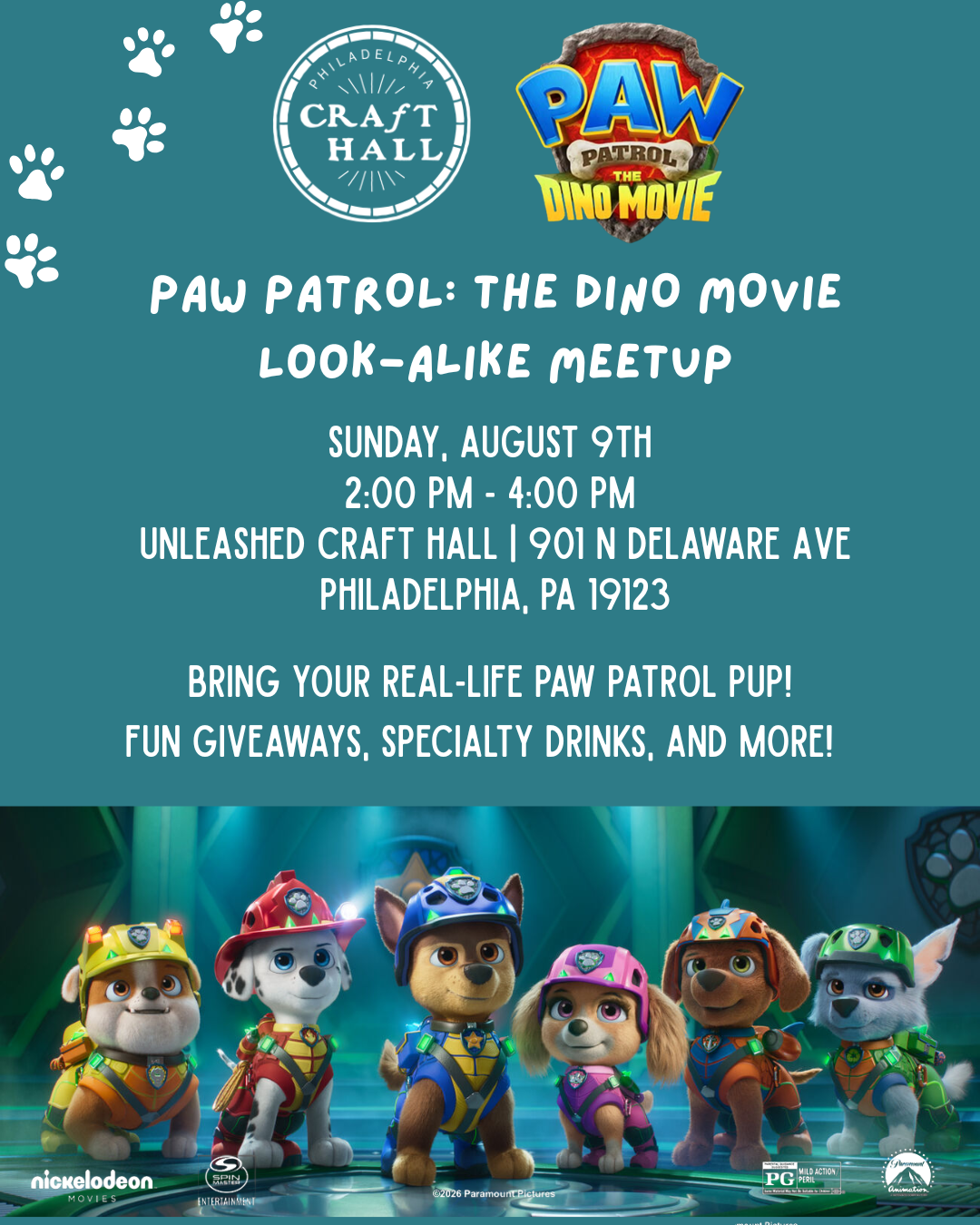 Paw Patrol: The Dino Movie Look-Alike Meetup