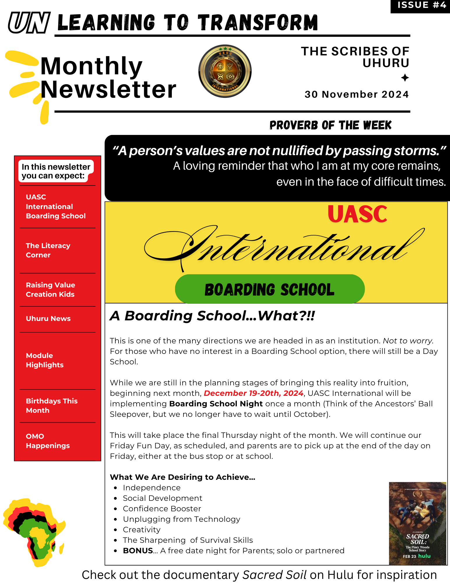 THE SCRIBES OF UHURU Issue #4.zip - Newsletter!.png