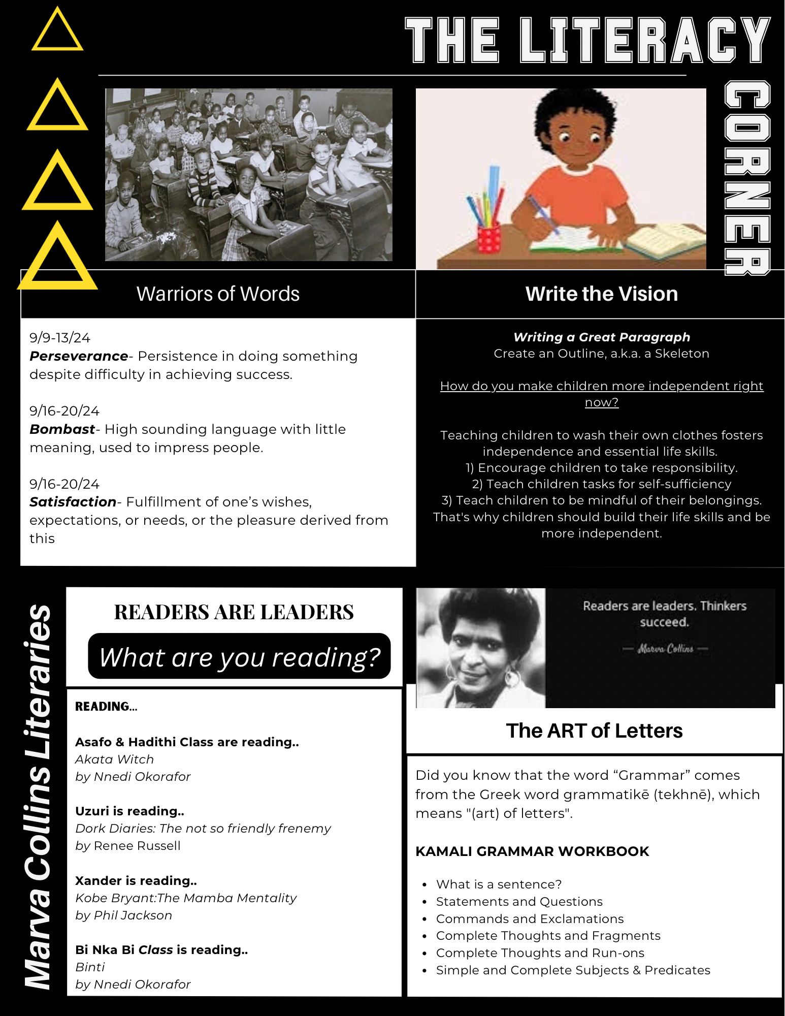 THE SCRIBES OF UHURU Issue #2 - Literacy Corner!.png