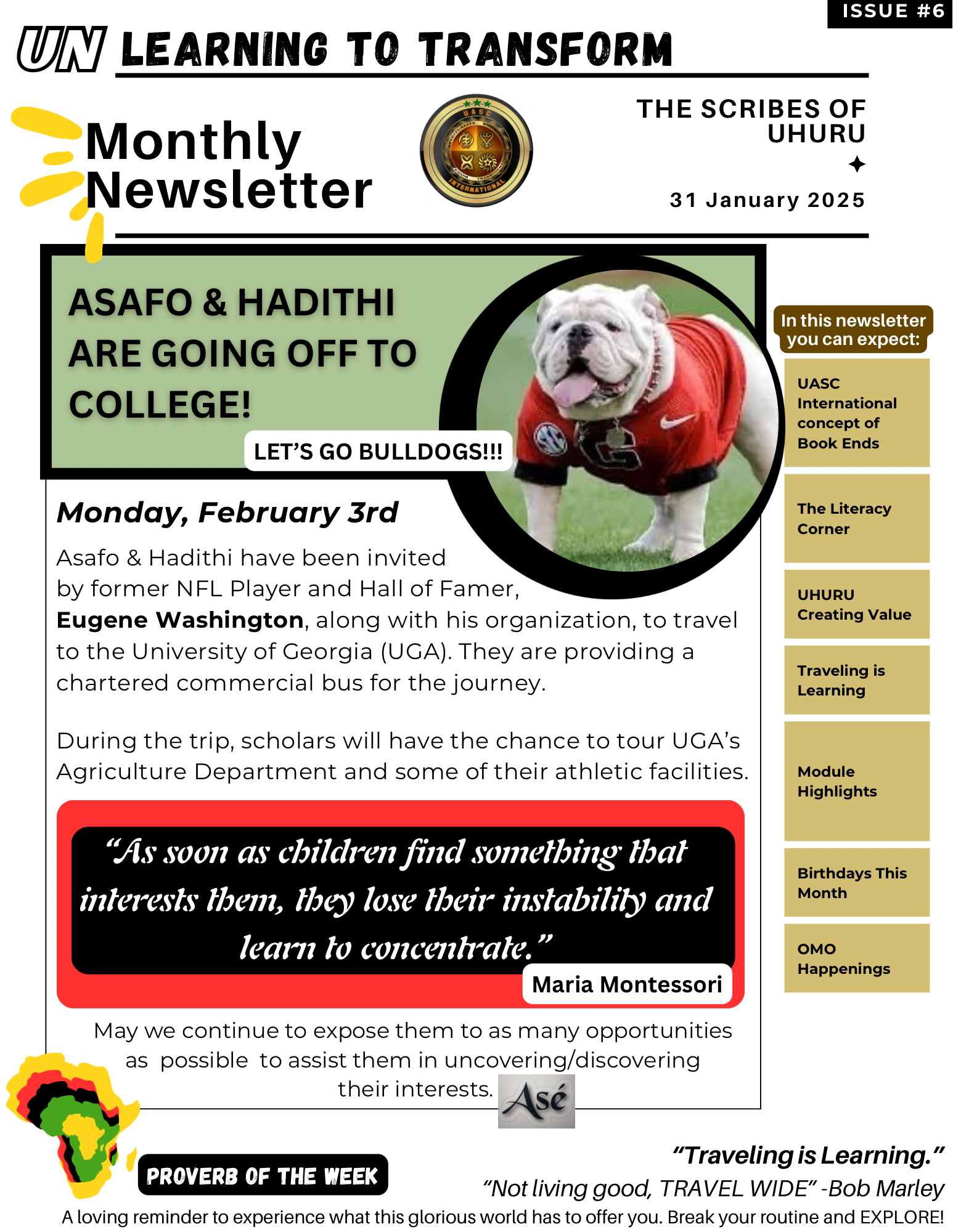 THE SCRIBES OF UHURU Issue #6 - Newsletter!.png