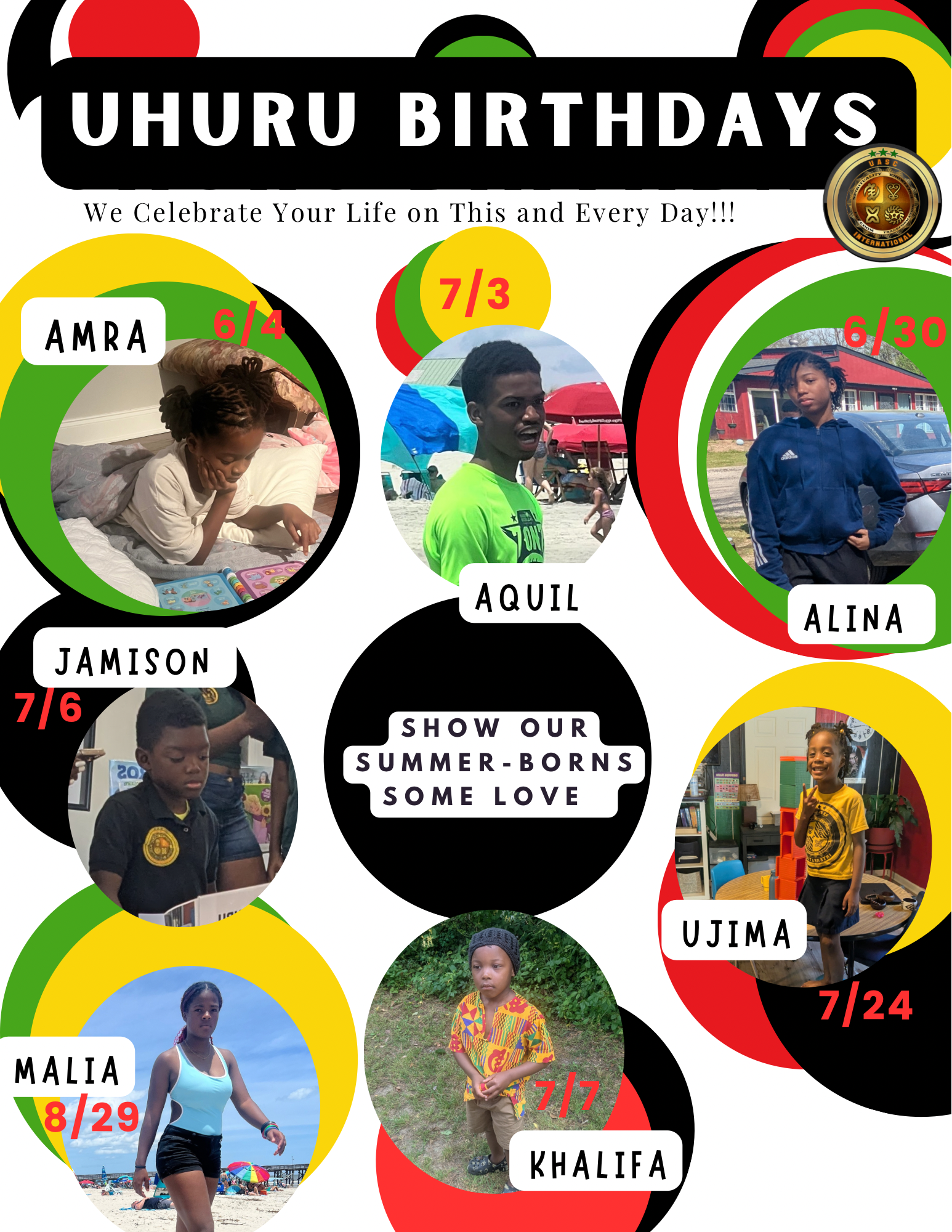 THE SCRIBES OF UHURU Issue #10 - Summer Birthdays!.png