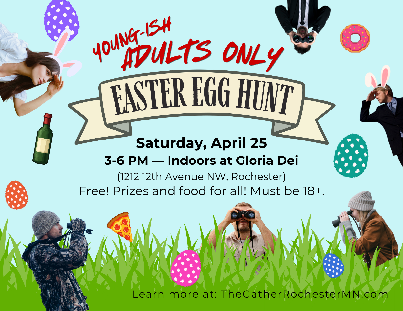 Youngish Adults only Easter Egg Hunt!