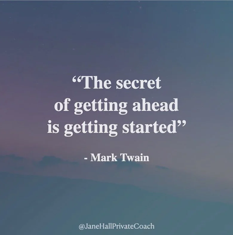 Simply said, success comes from doing. As Mark Twain put it: “The secret of getting ahead is getting started. The secret of getting started is breaking your complex, overwhelming tasks into small manageable tasks, and then starting on the first