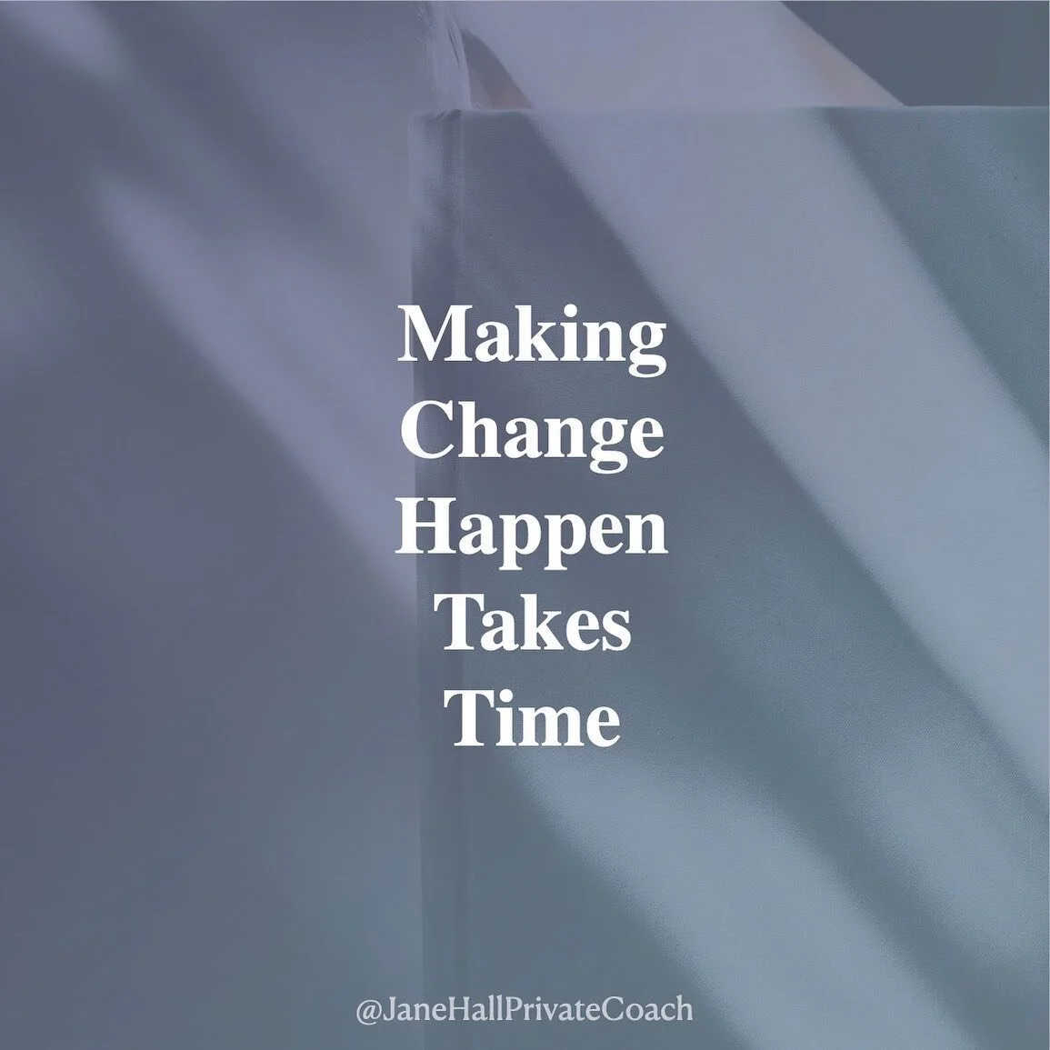 We all want to know that what we are endeavoring to do or pursue has traction and will eventually come to be. It’s easy to forget that making change happen is a process. It takes time, work, commitment and intention. Each and every goal has its