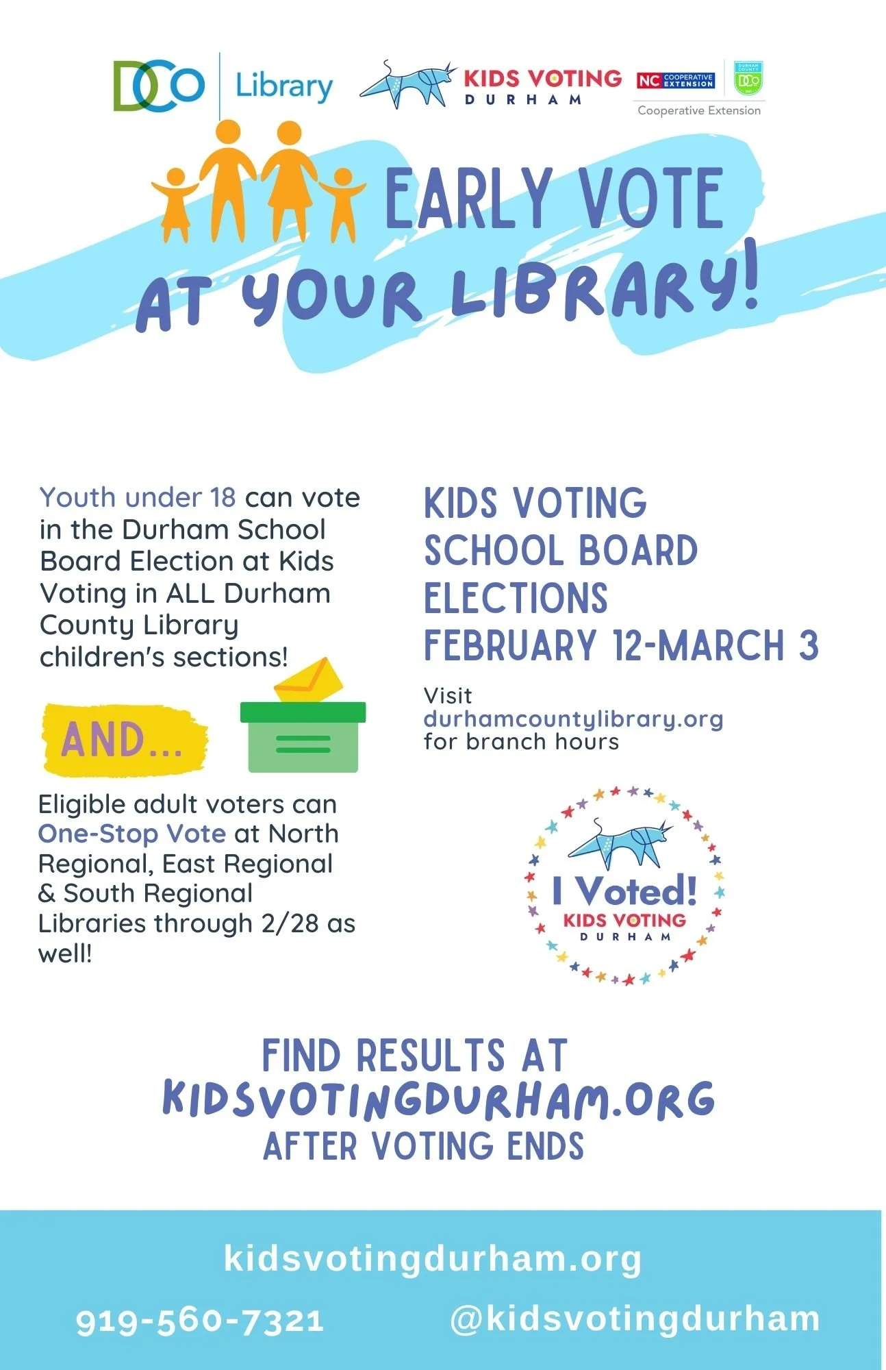 Kids Voting at Main Library