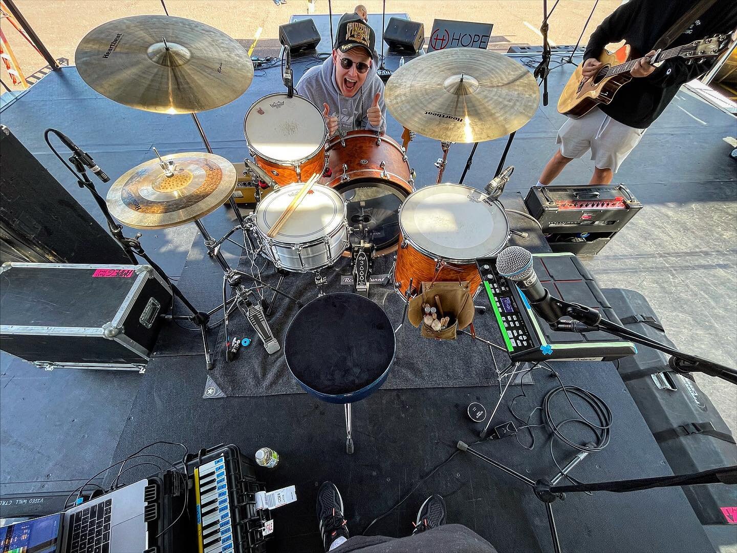 Take care of Mr @ben.jones.drums  this past week way up in Michigan! @cadethompsonmusic &amp; crew crushing per usual ❤️🤘🏽
