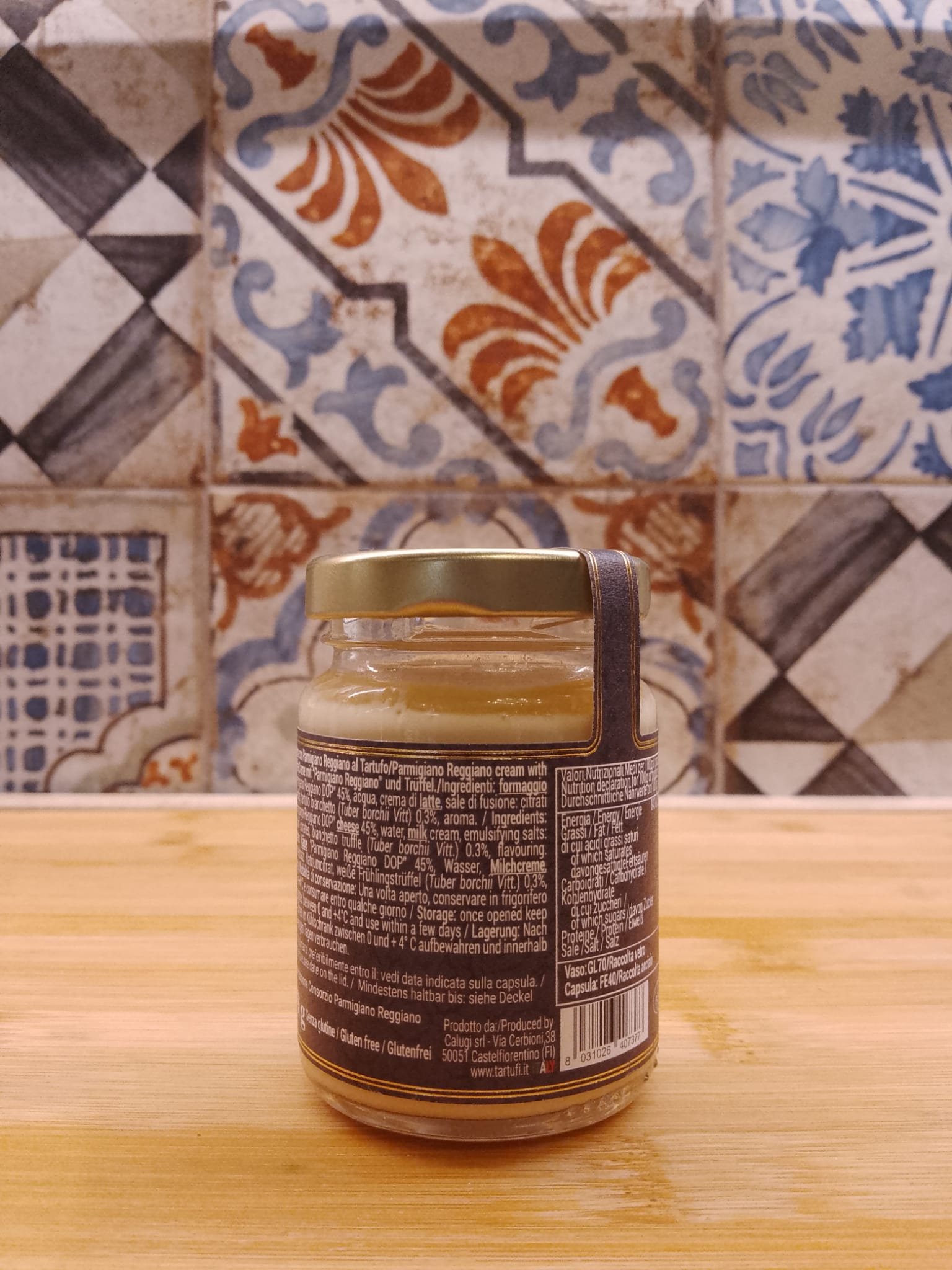 Crema Parmigiano e Tartufo Calugi-Retro