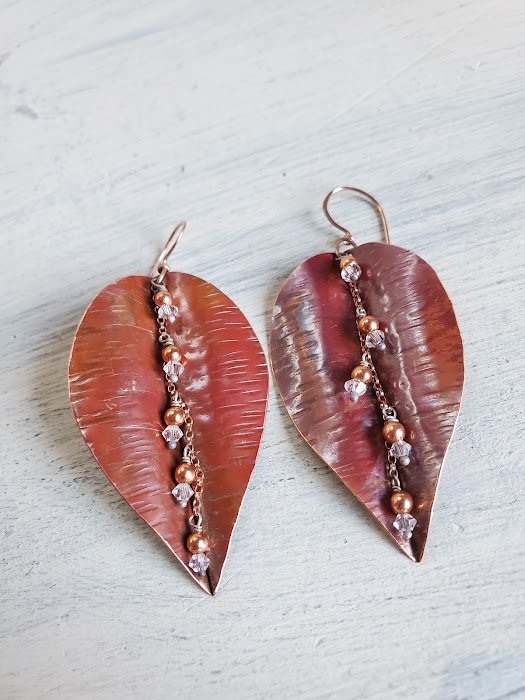Fold Formed Copper with Crystal 3.jpg