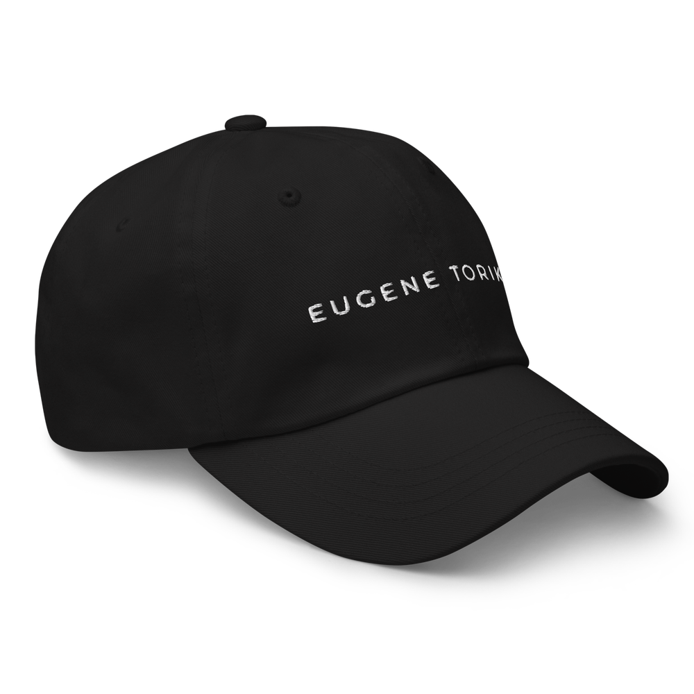 Eugene Toriko Black Dad Hat — Eugene Toriko - Luxury travel agency  specializing in sustainable tourism
