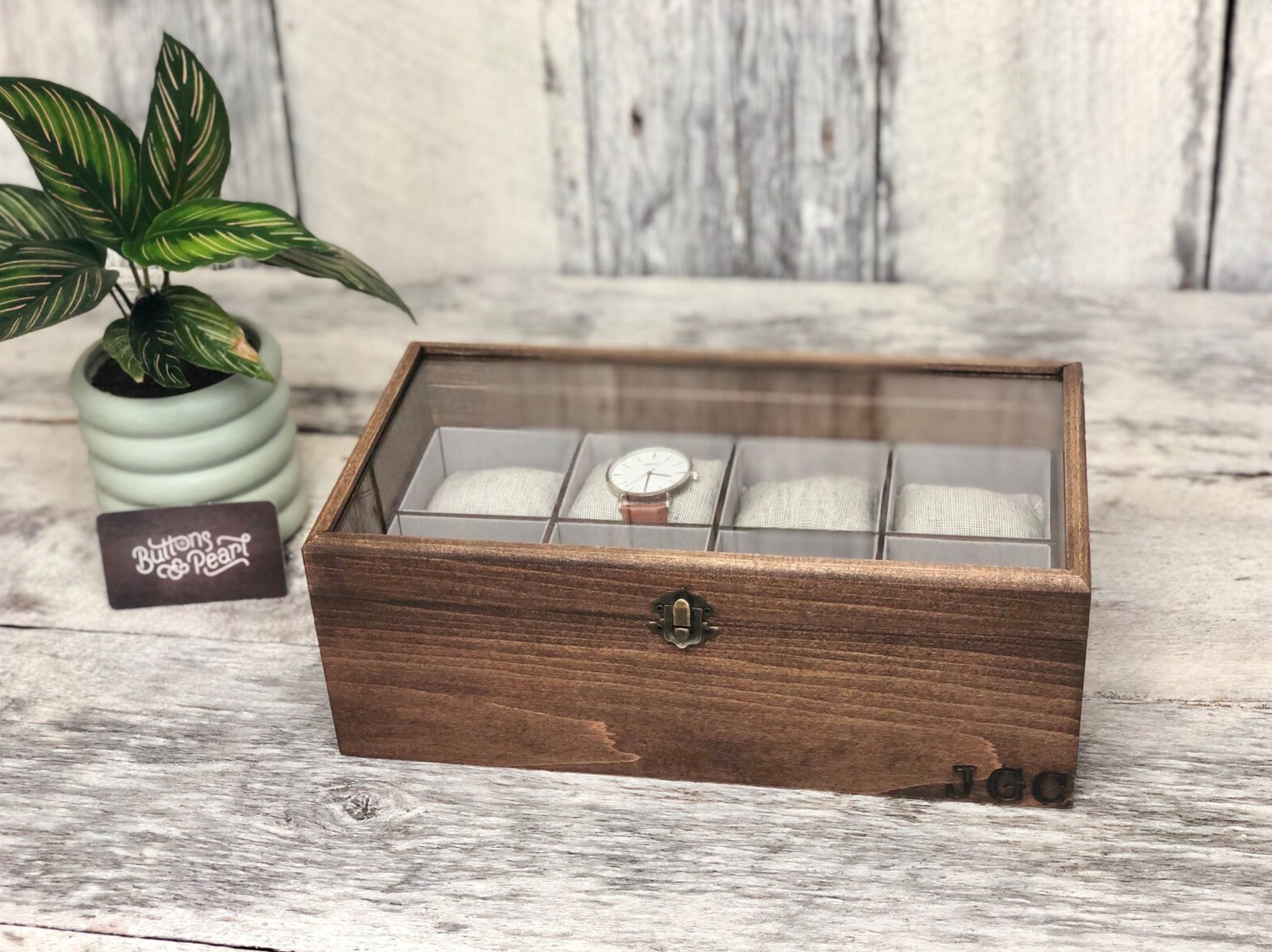 Succulent Mini Painting Kit, Buttons and Pearl, Custom Watch and Jewelry  Boxes