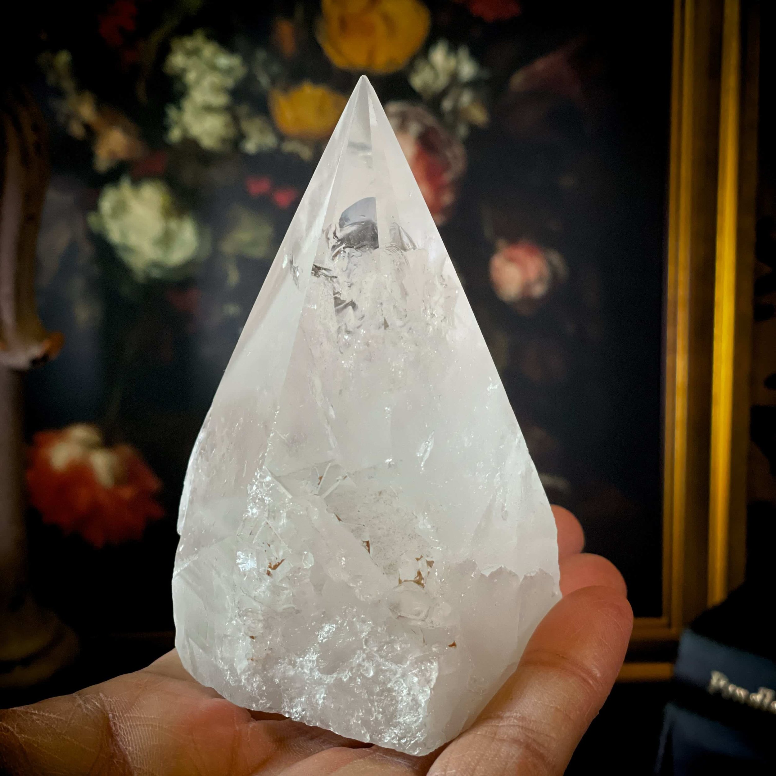 Clear Quartz Point _ Moss Agate Plate 3.jpg