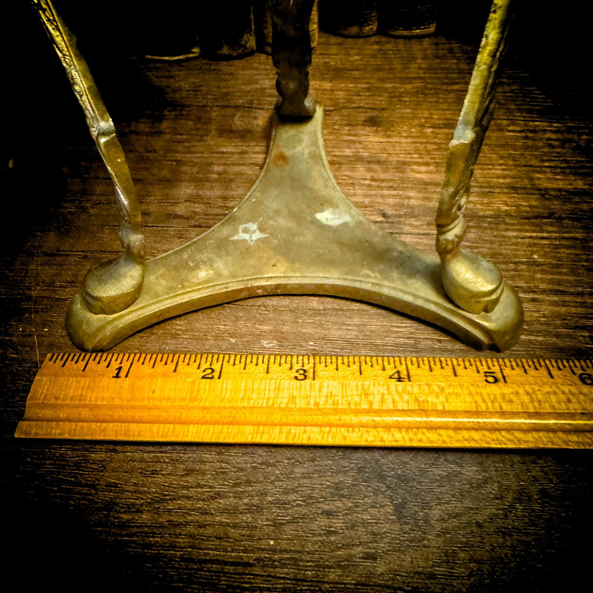 Brass Holder Red Cut Glass Bowl 4.jpg