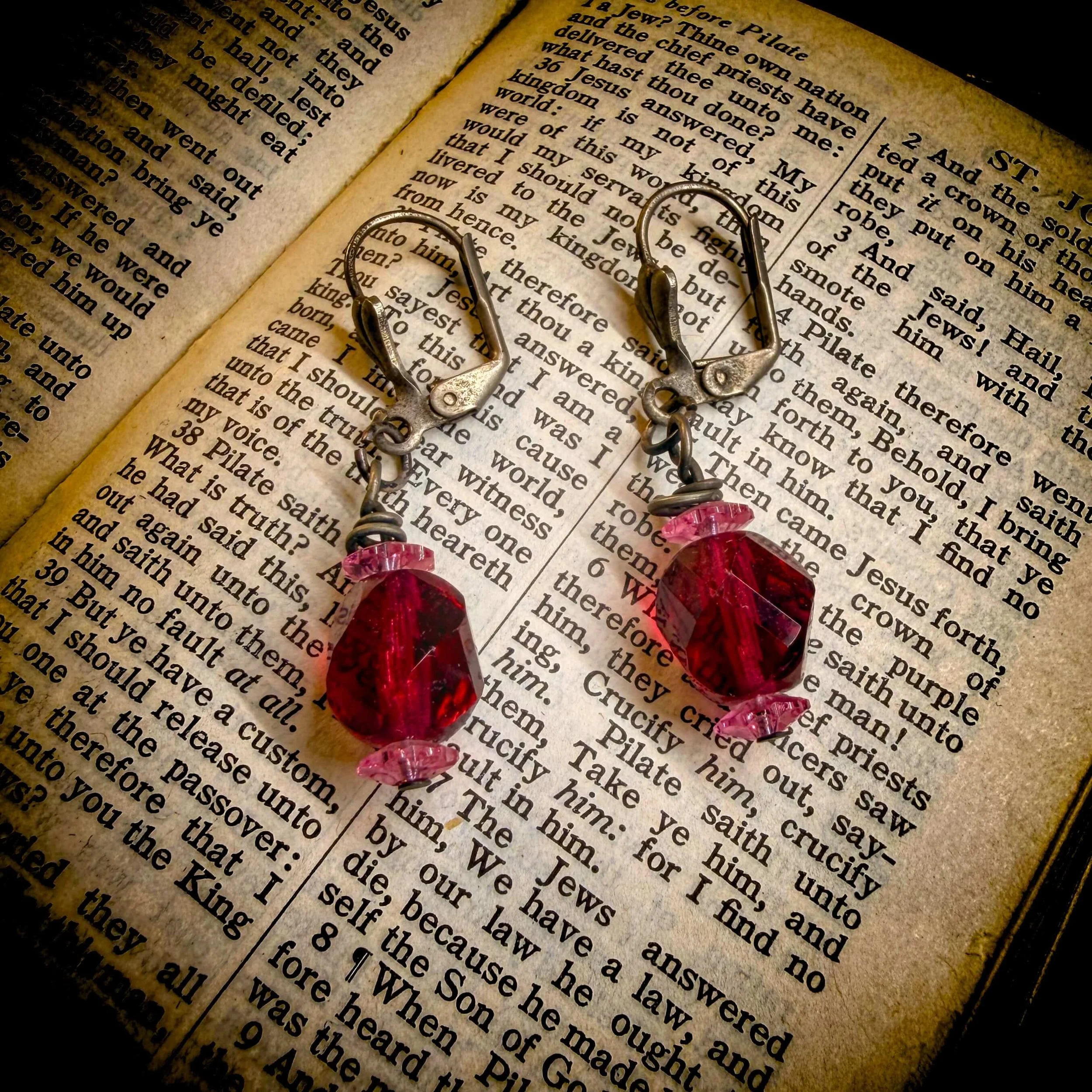 Red Bead Drop Earring 5.jpg