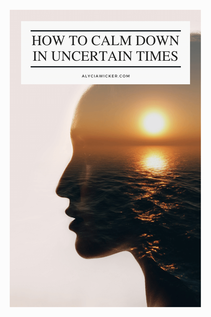 How To Calm Down In Uncertain Times — Alycia Wicker