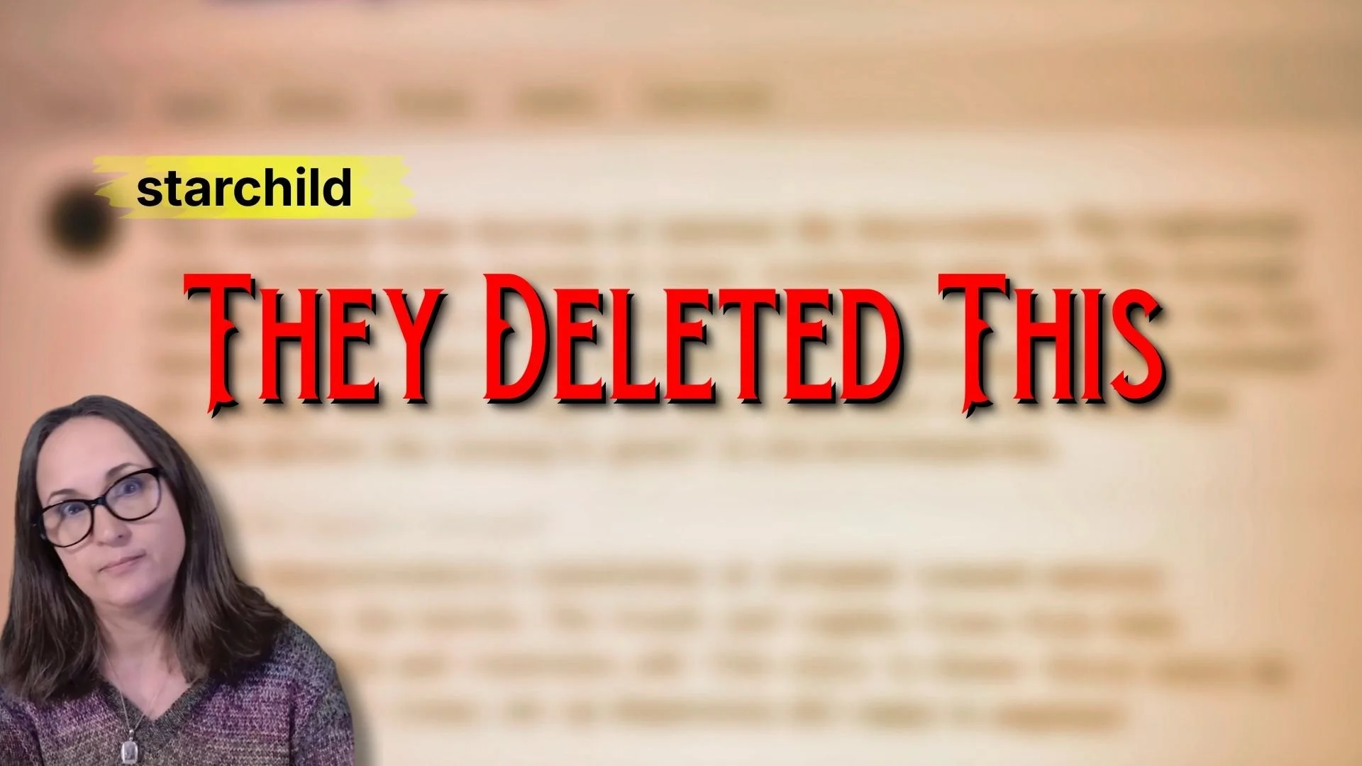 Starchild 2009: The Deleted Warning (Starchild Files - 2 of 8)