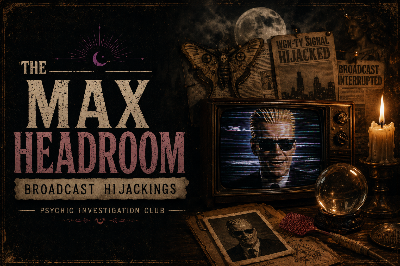 Psychic Investigation Club — Max Headroom Broadcast Hijack