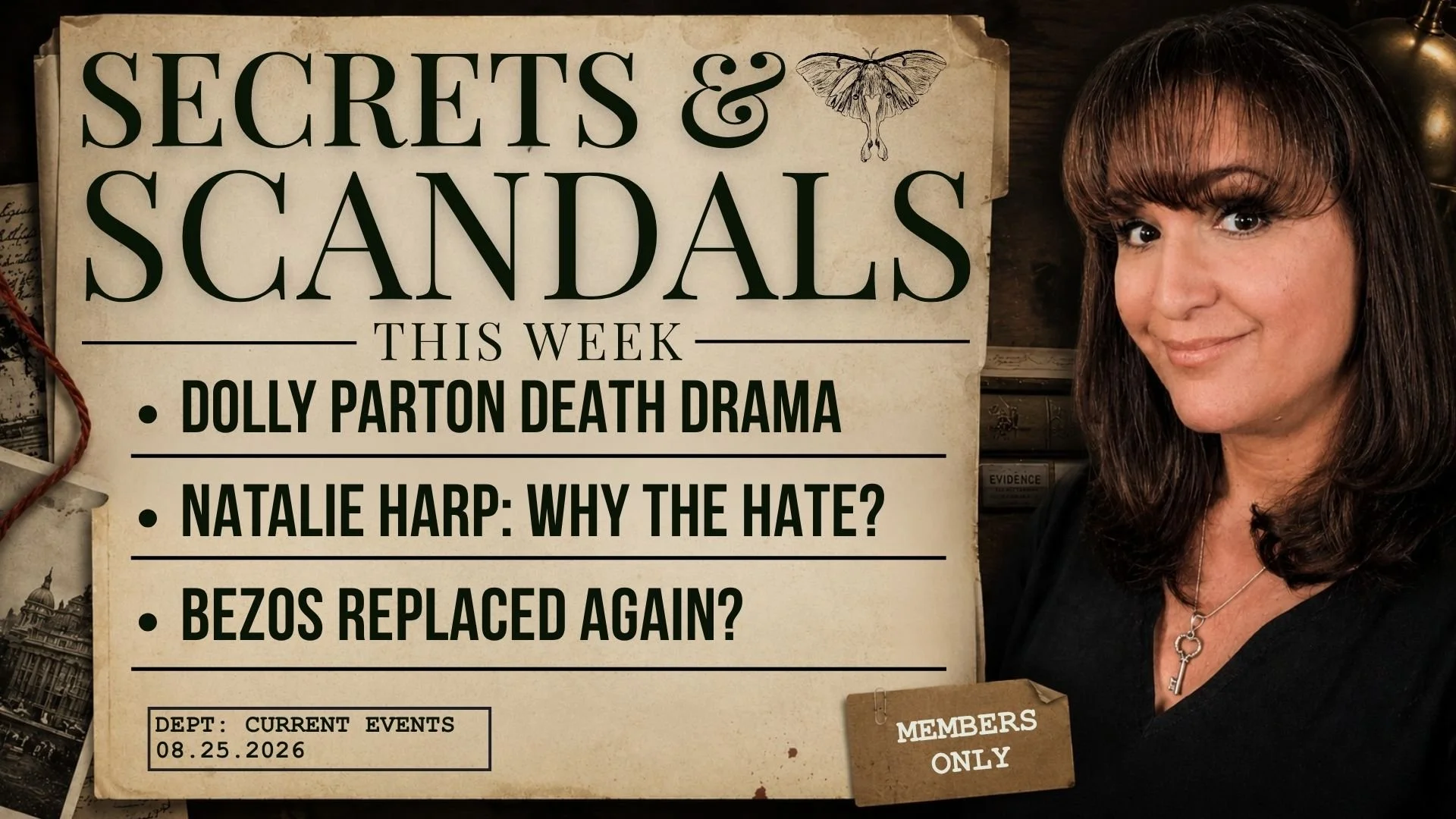 Secrets &amp; Scandals LIVE – 8/25/26
