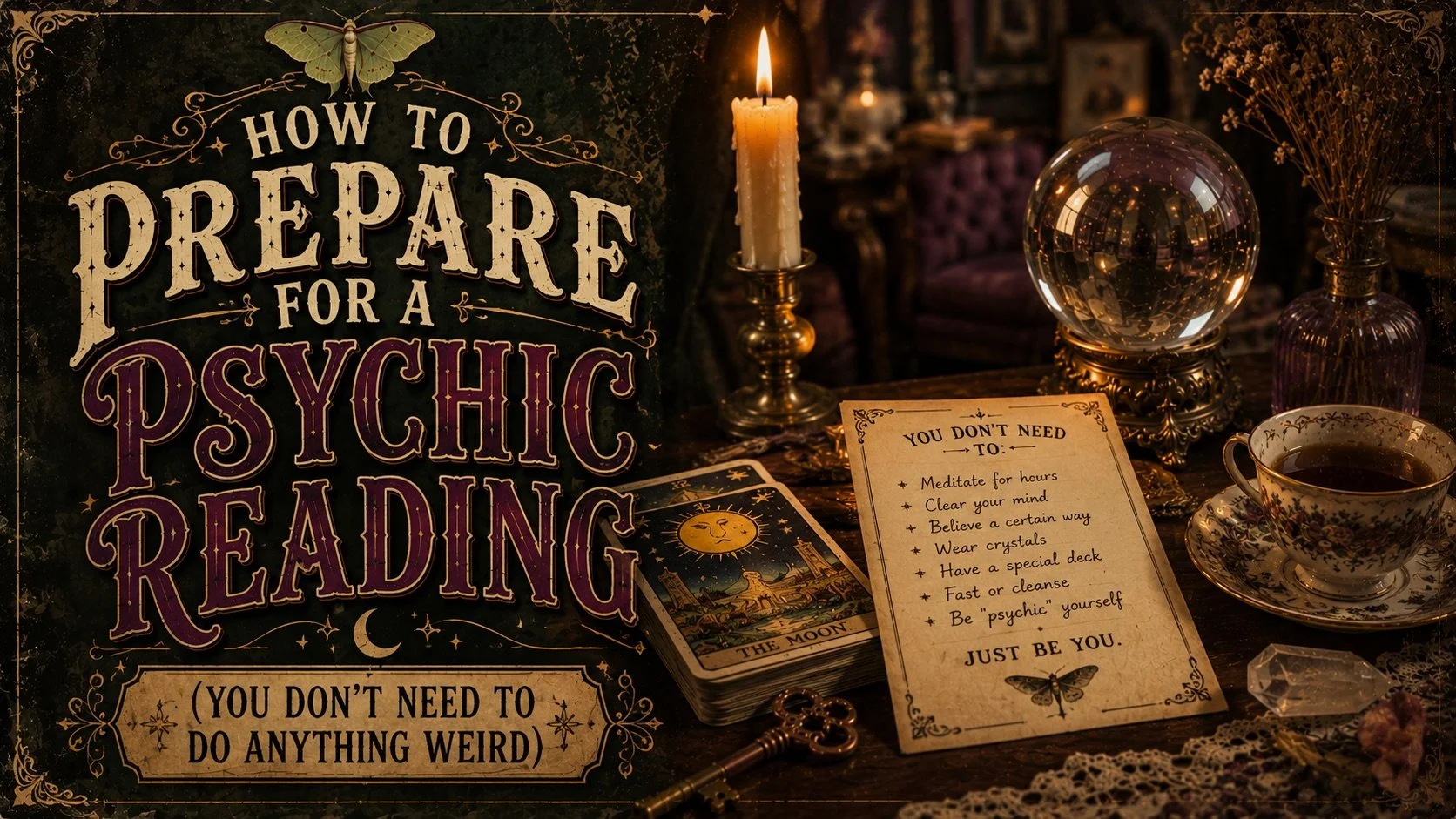 How to Prepare for a Psychic Reading (You Don’t Need to Do Anything Weird)