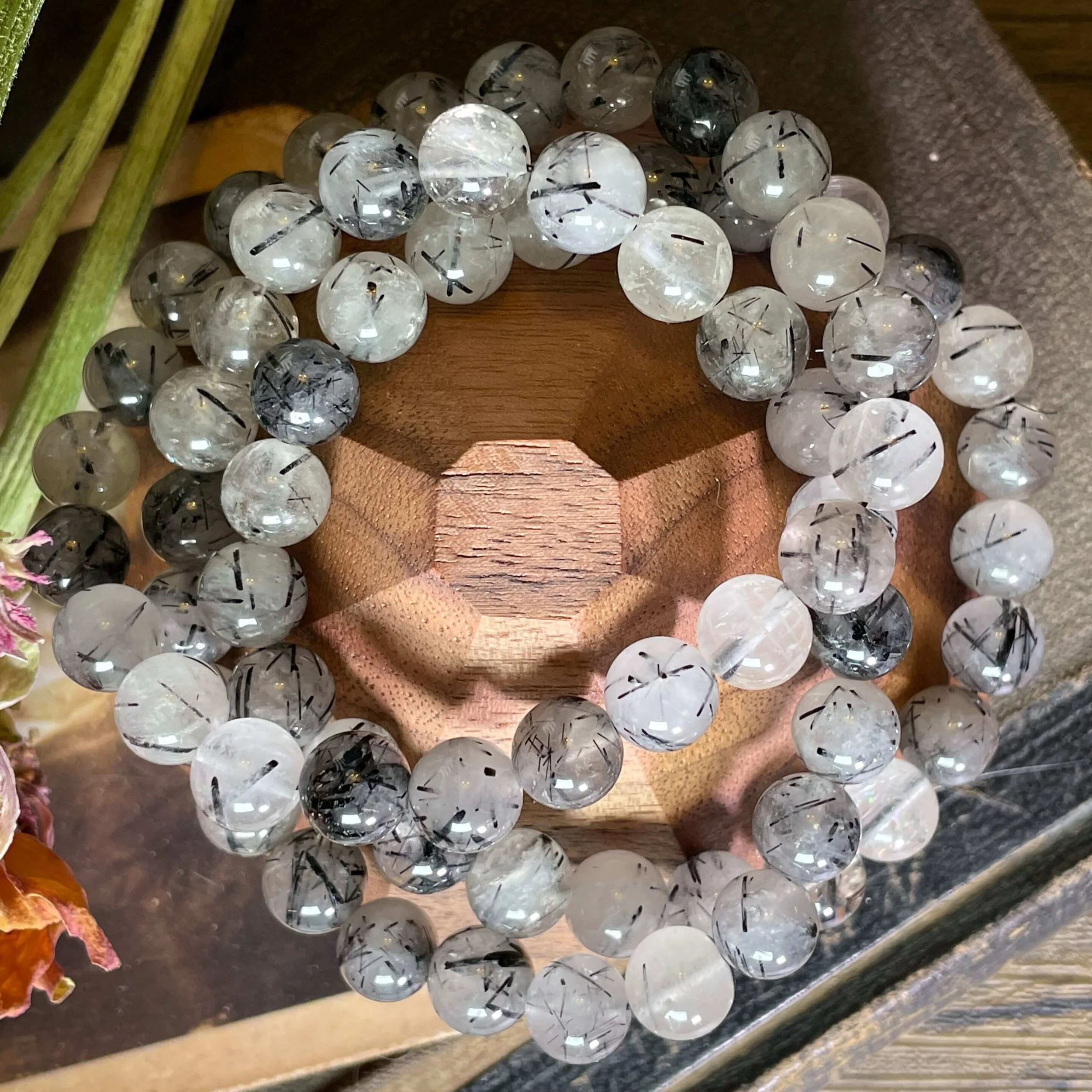 Tourmalinated Quartz Bead Bracelet 4(1).jpg