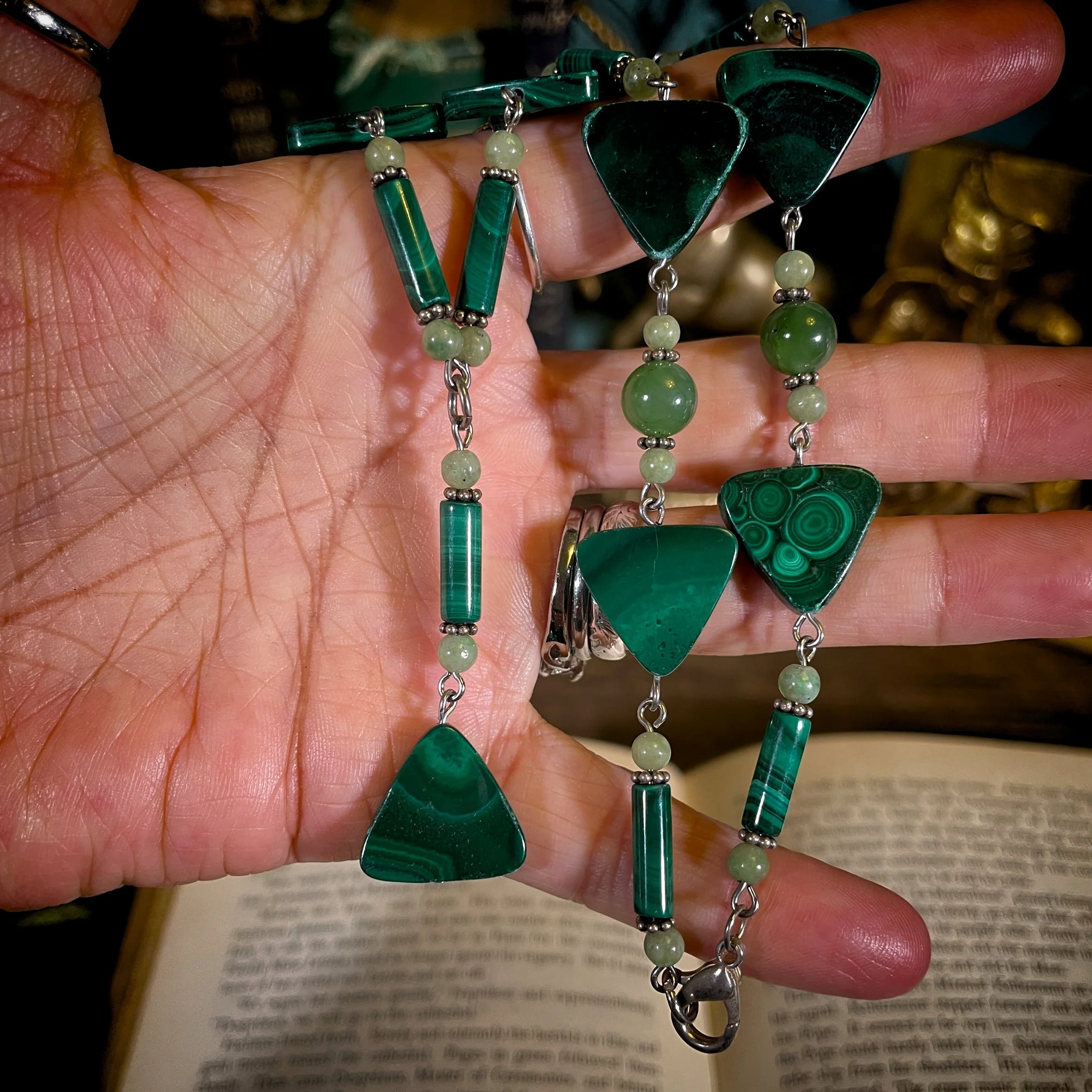Malachite Necklace 18 inch - 1.jpg