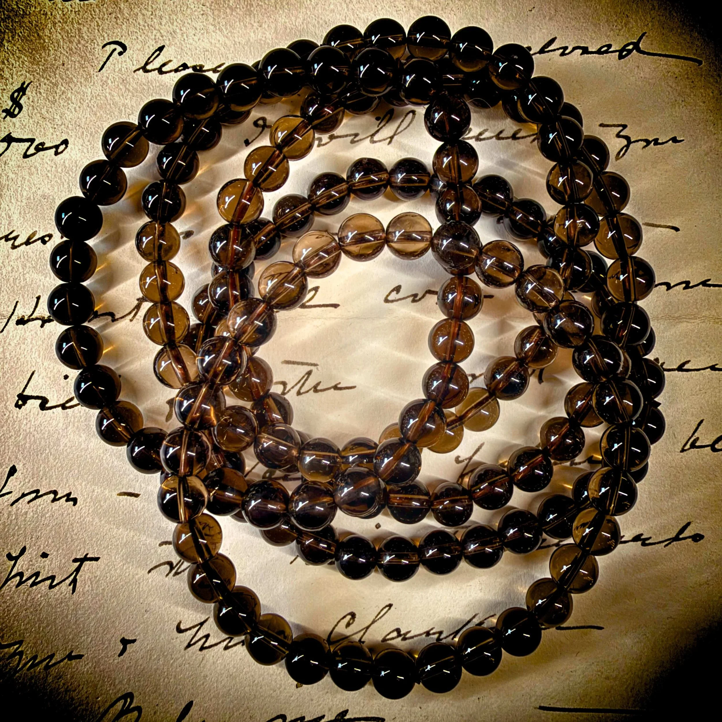 6mm Smoky quartz bracelet 7- 5.jpg