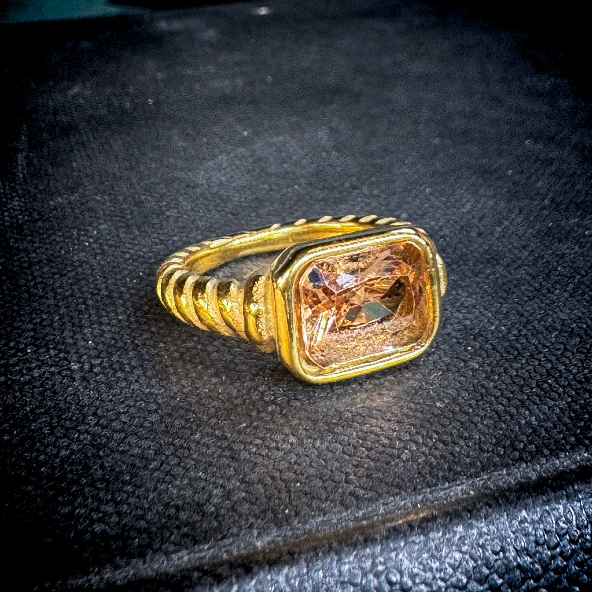 Champagne  Rectangle Stone Ring.jpg