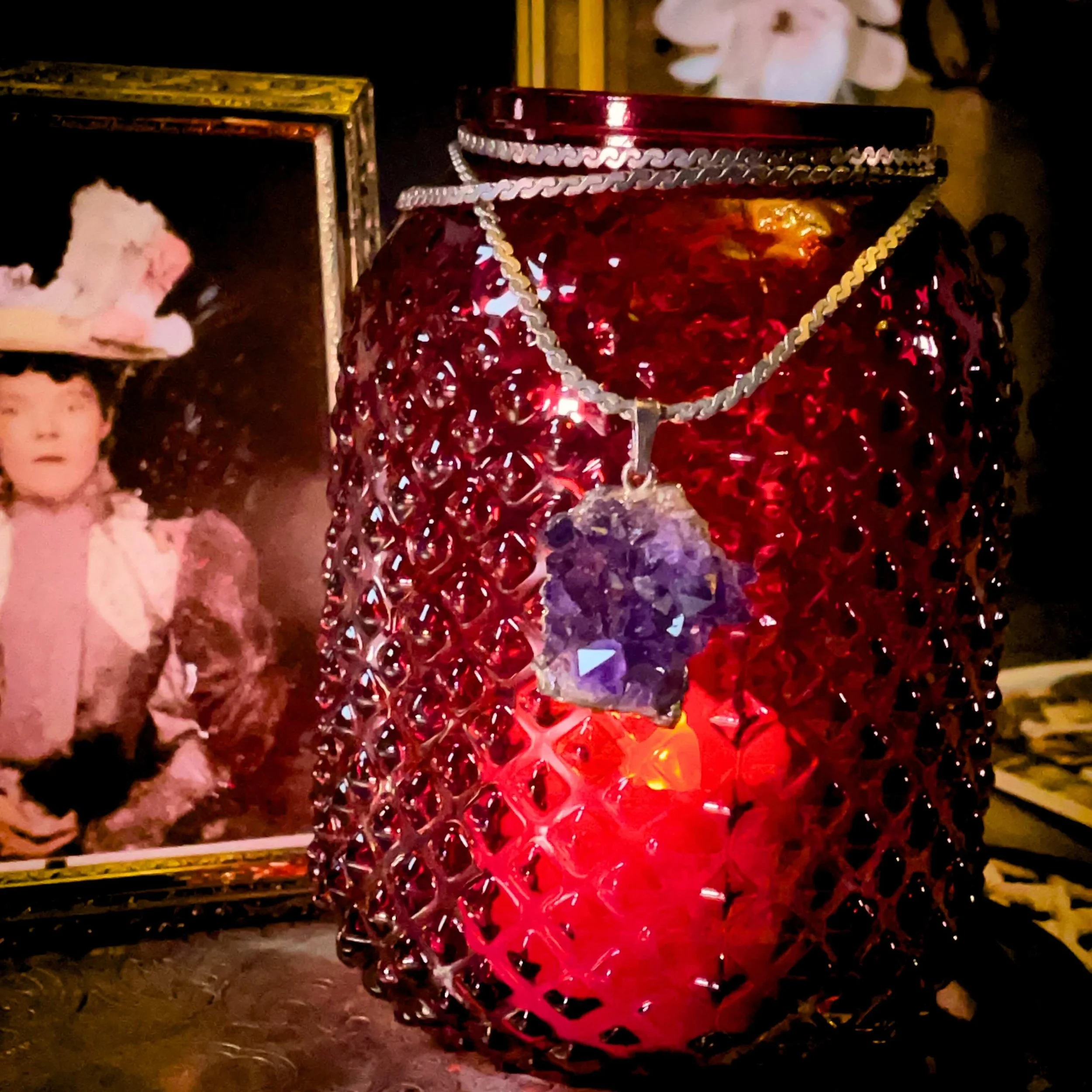 Amethyst Cluster 24 Inch Necklace 6(1).jpg