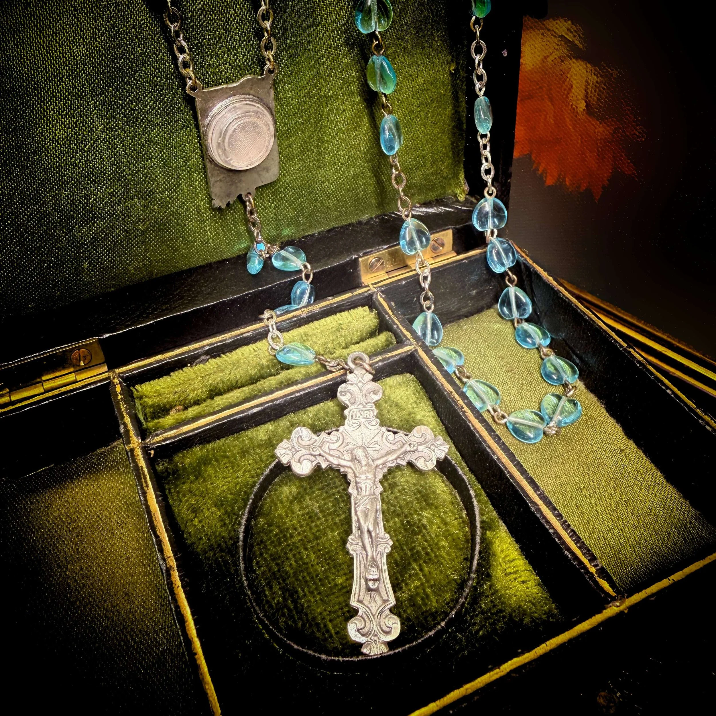 Lourdes Rosary Blue Heart Beads 12.jpg