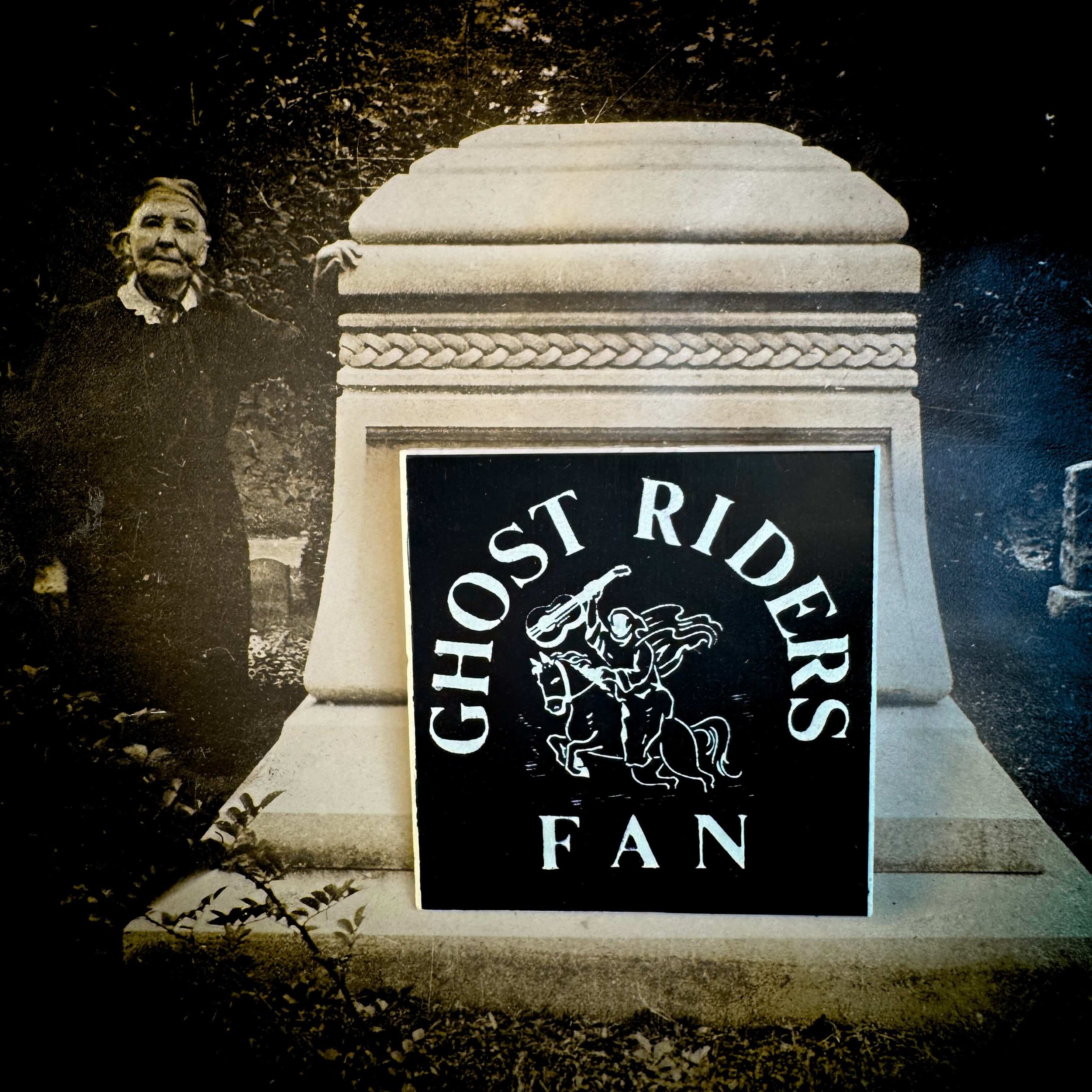 Vintage Ghost Riders Fan Pin – Mystery Club Collectible