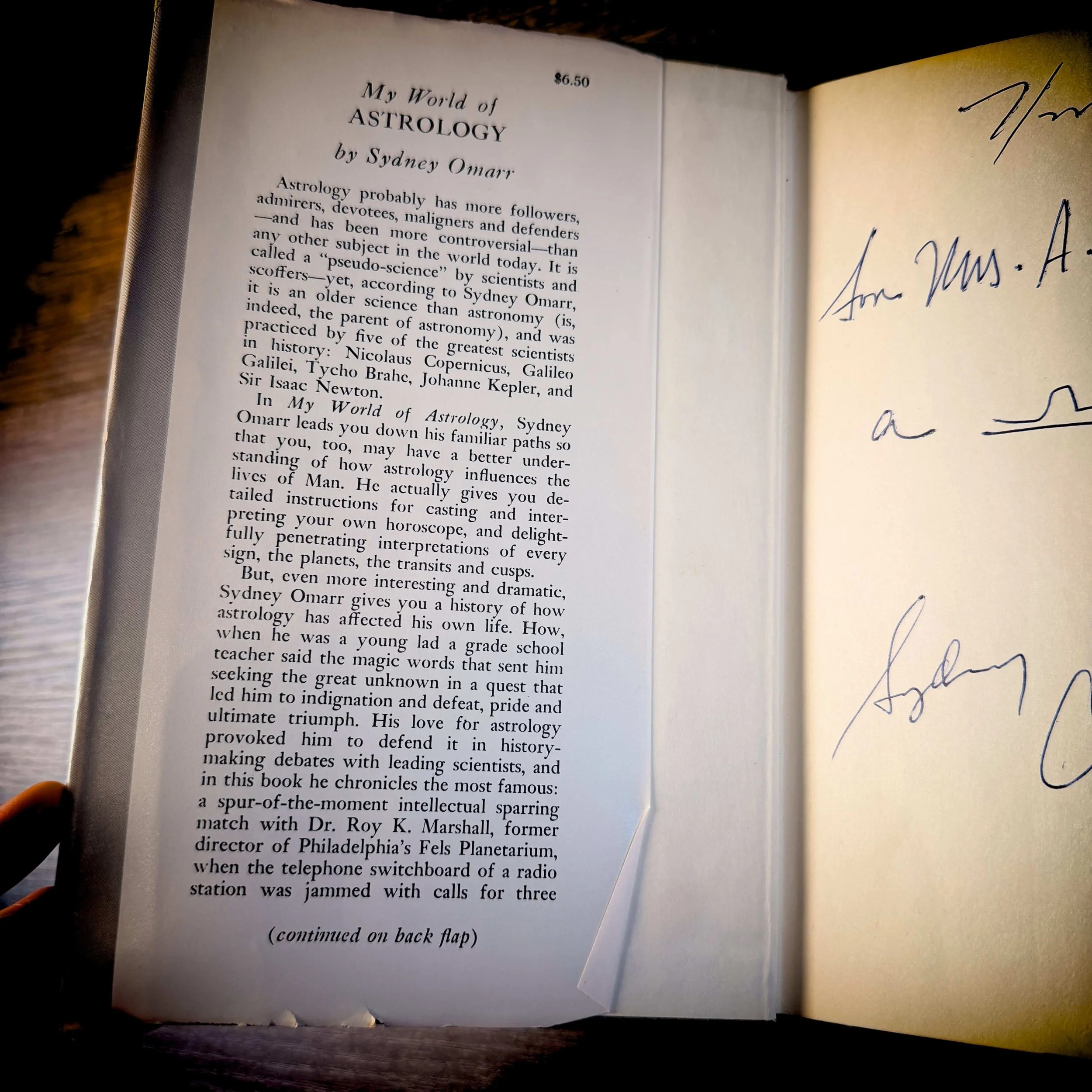 My World of Astrology by Sydney Omarr Autographed 6.jpg