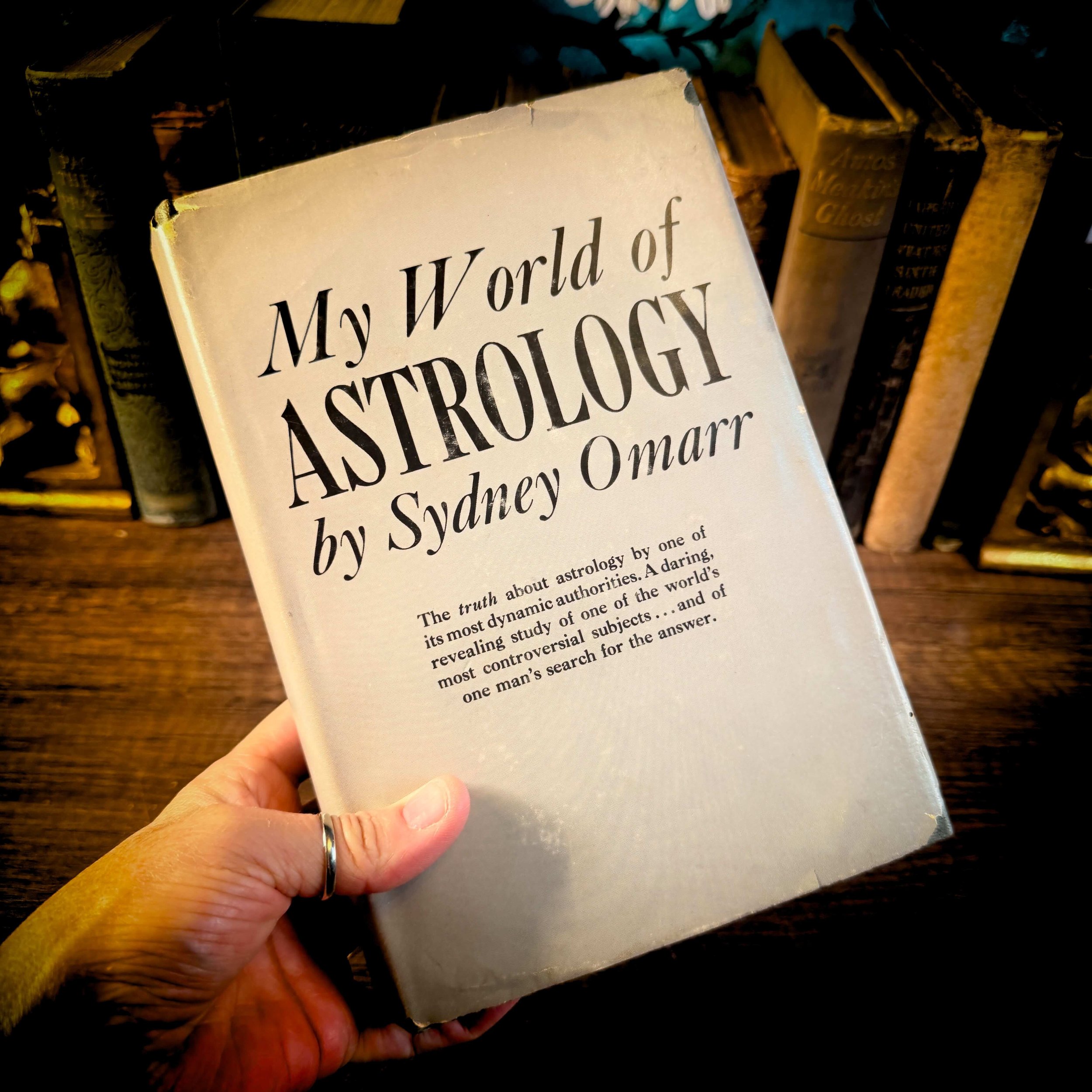 Sydney Omarr Autographed Astrology Book, Graveside Relic