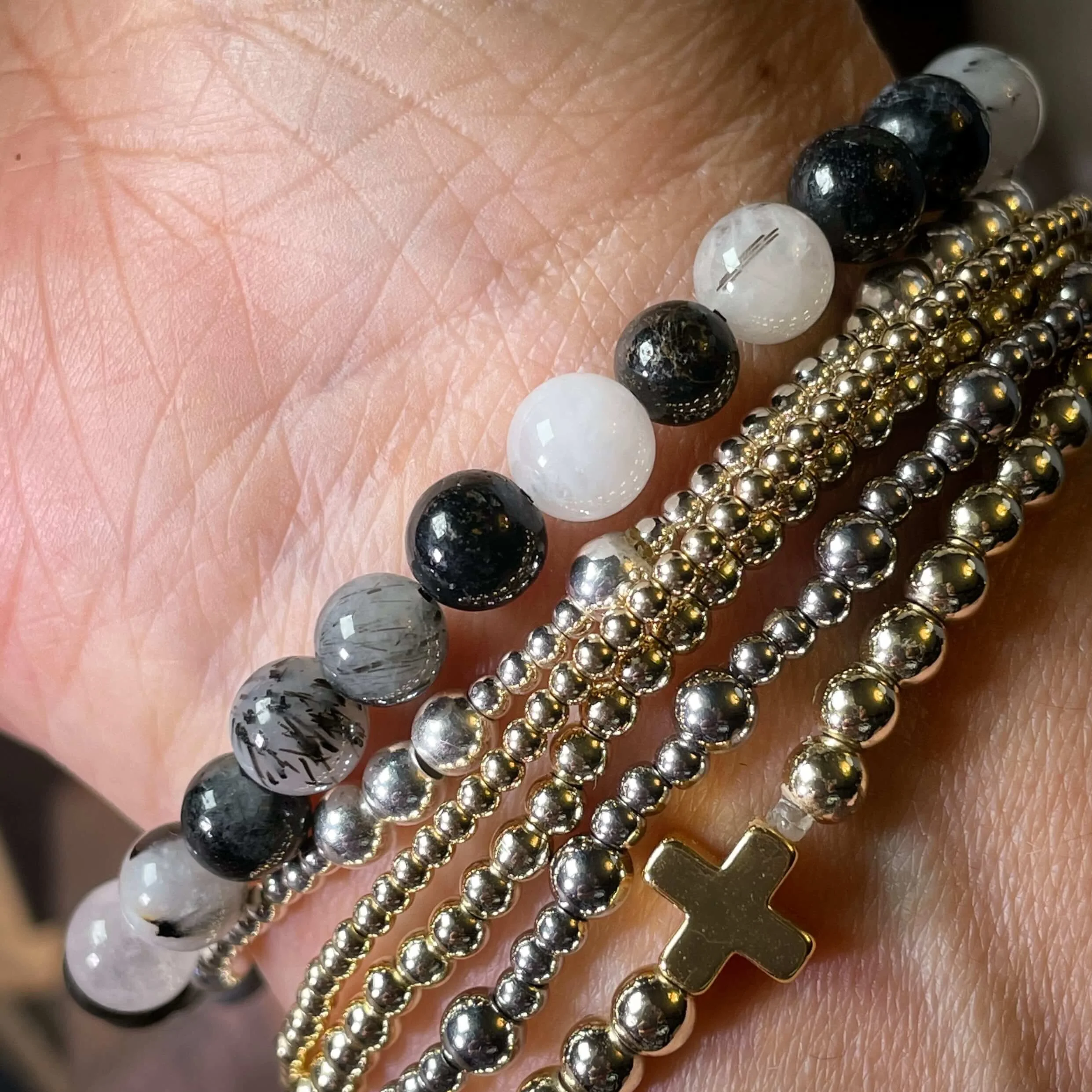 Tourmalinated Quartz Bead Bracelet 1(1).jpg