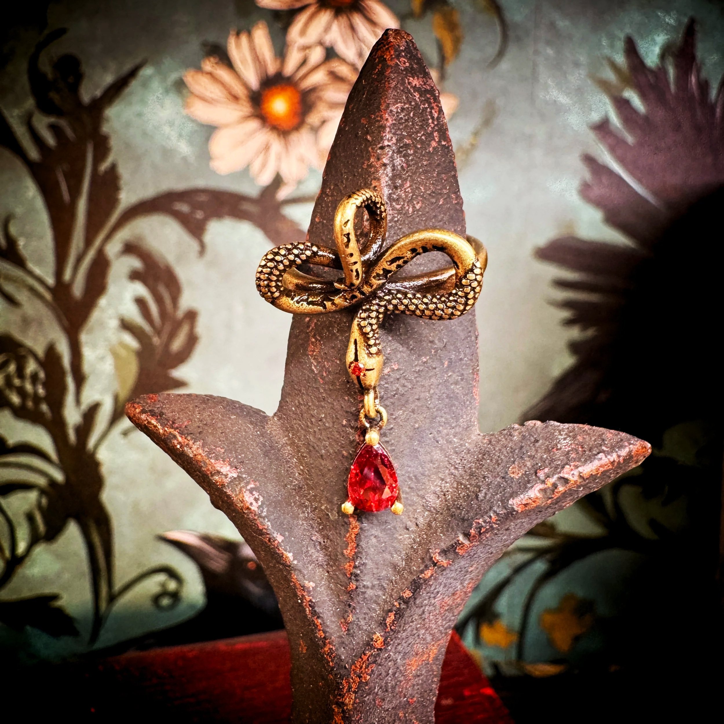Bronze+Red+Rhinestone+Snake+Ring+Adj+7.jpg